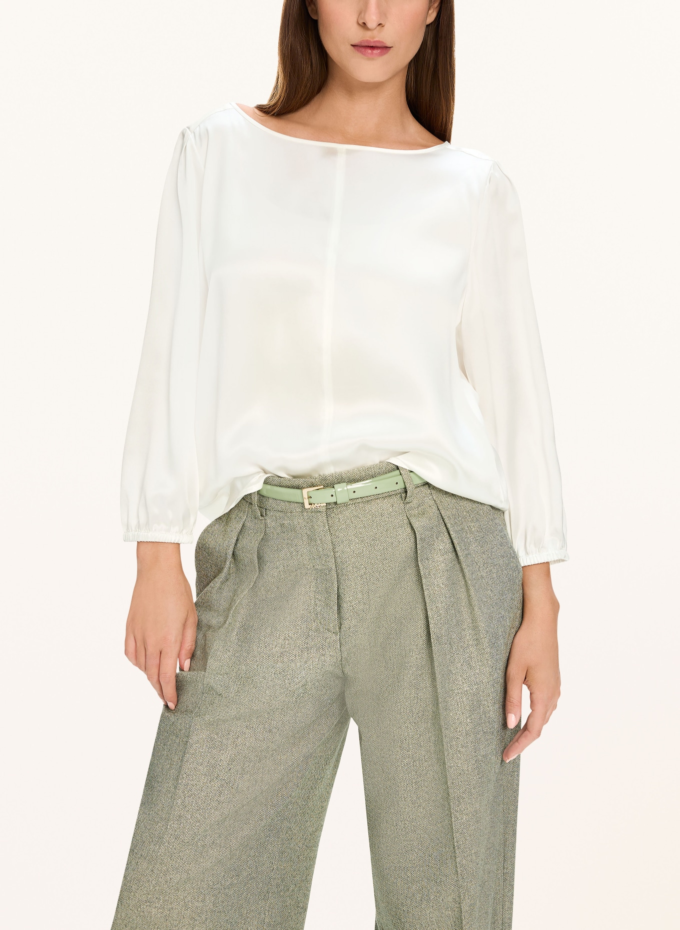 MARC CAIN Shirt blouse with 3/4 sleeves, Color: 110 off (Image 4)