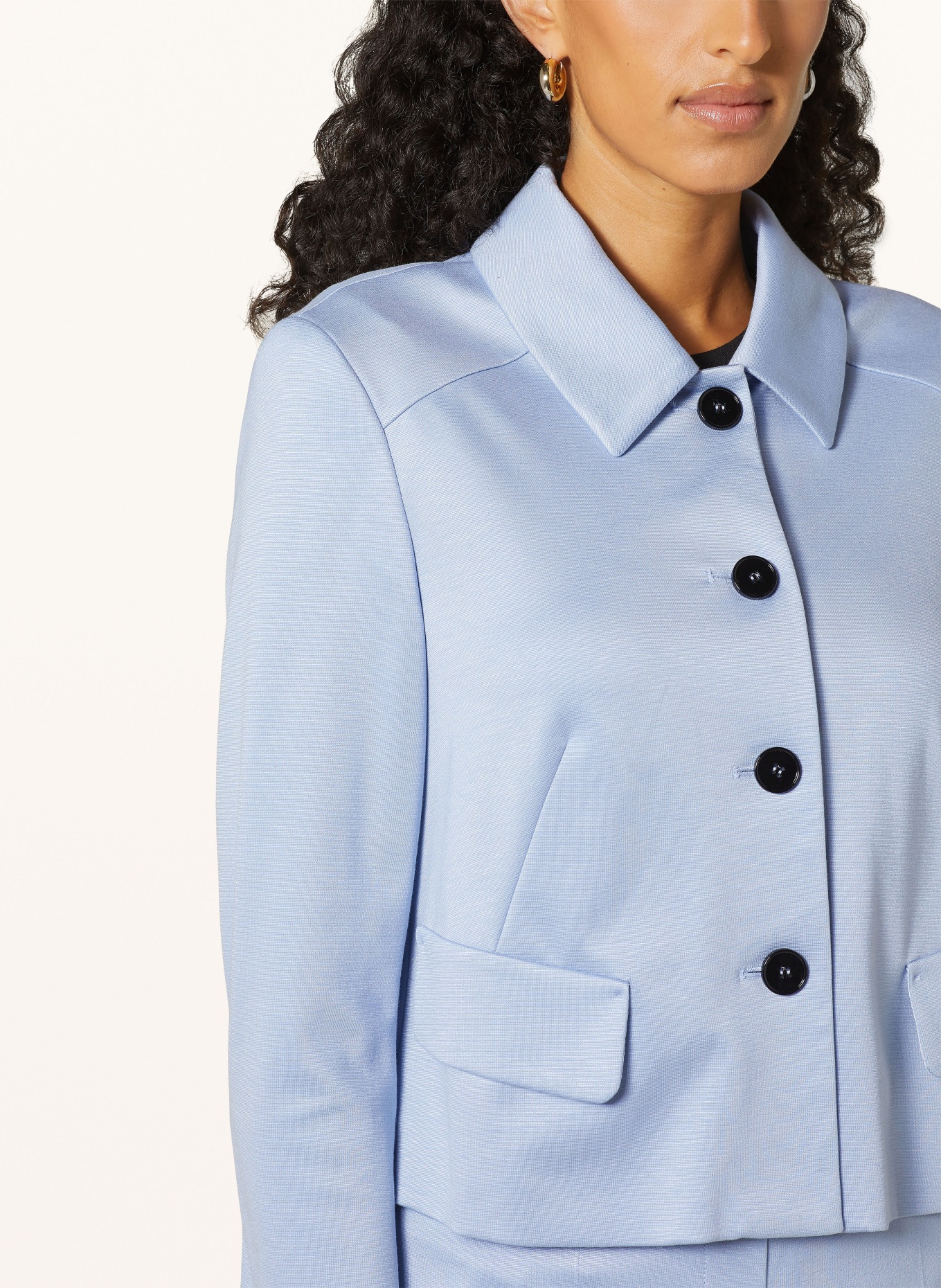 MARC CAIN Kastenjacke aus Jersey: 322 squill