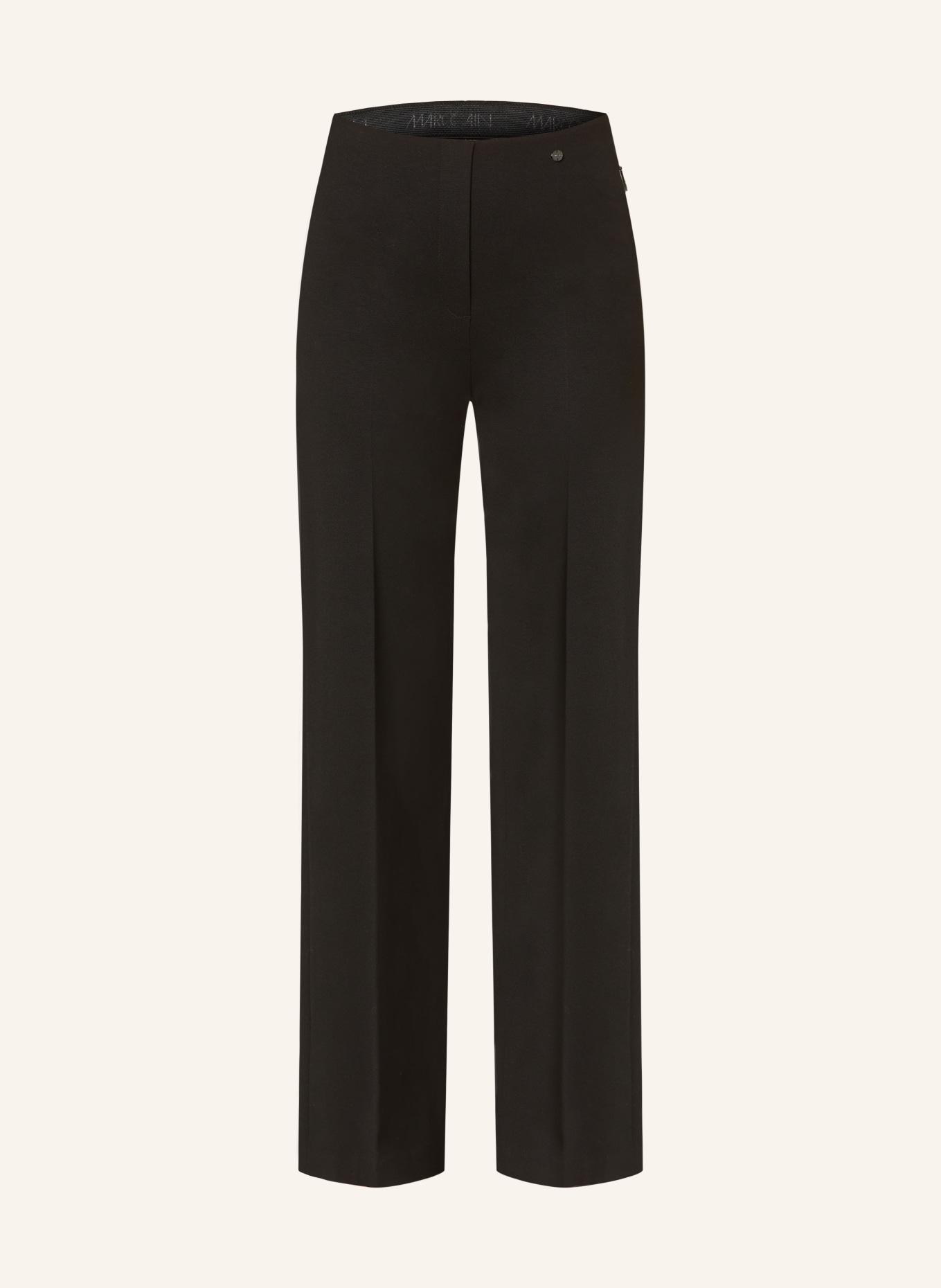 MARC CAIN Wide leg trousers, Color: 900 BLACK (Image 1)