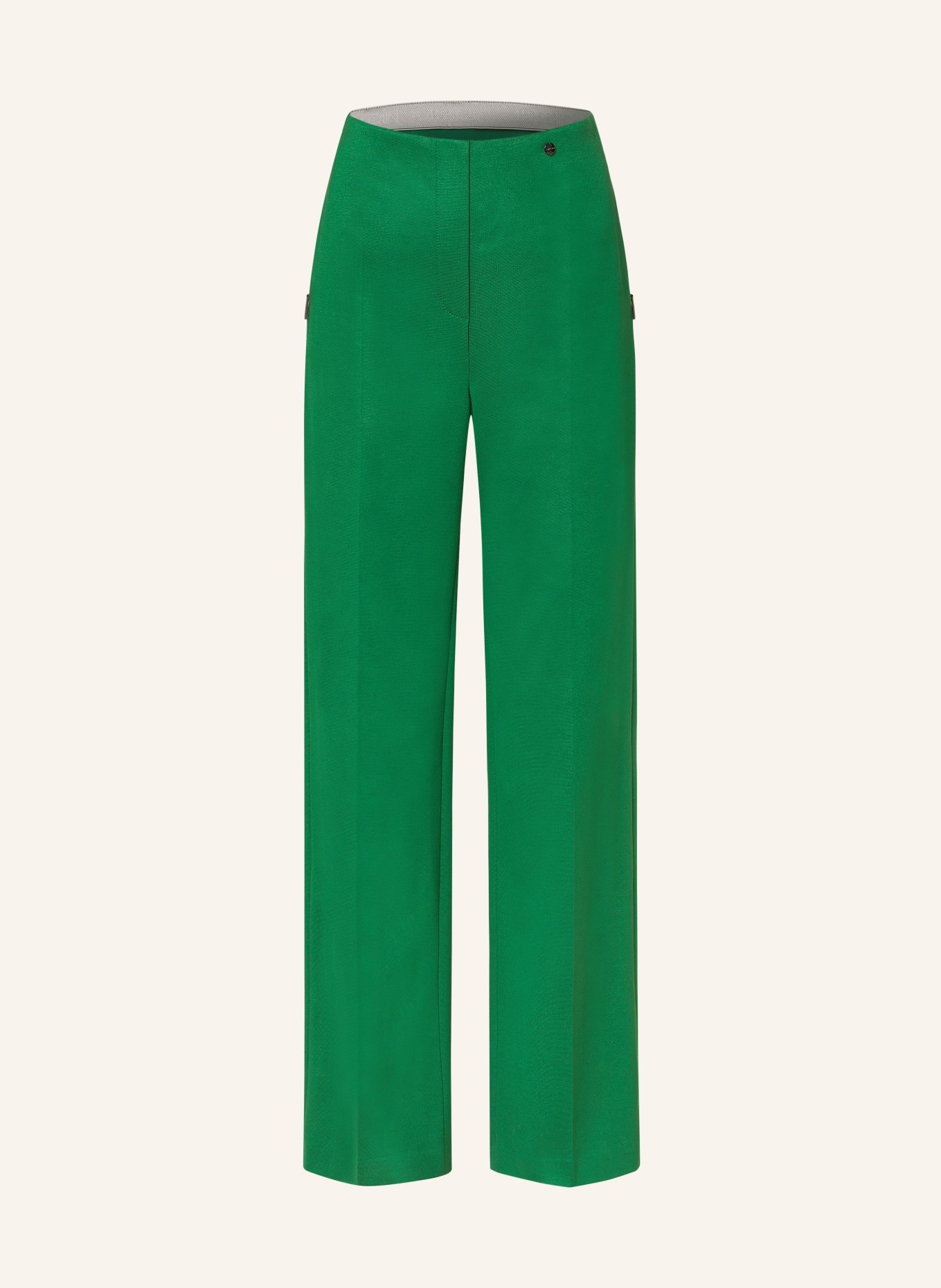 MARC CAIN Wide leg trousers, Color: 558 deep moss (Image 1)