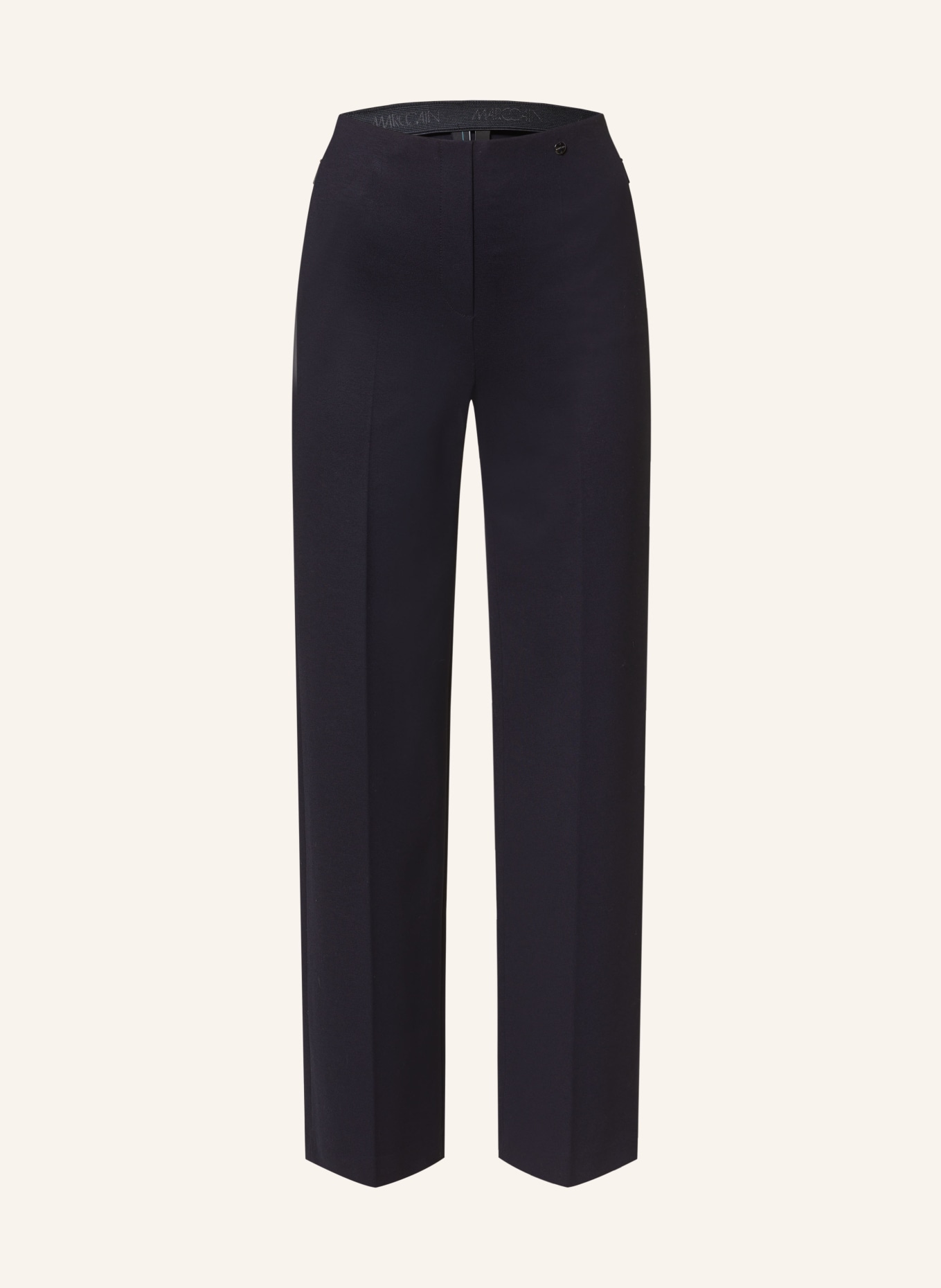 MARC CAIN Wide leg trousers, Color: 395 MIDNIGHT BLUE (Image 1)