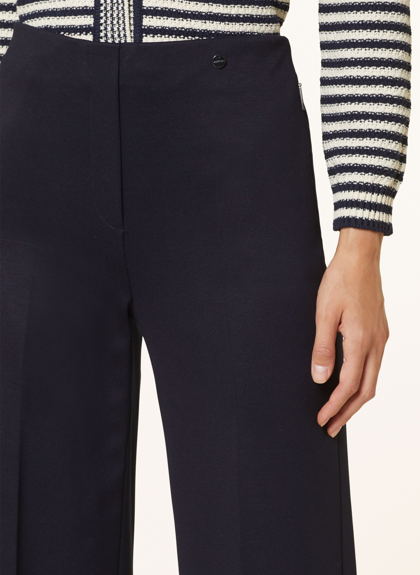 MARC CAIN Wide leg trousers, Color: 395 MIDNIGHT BLUE (Image 5)