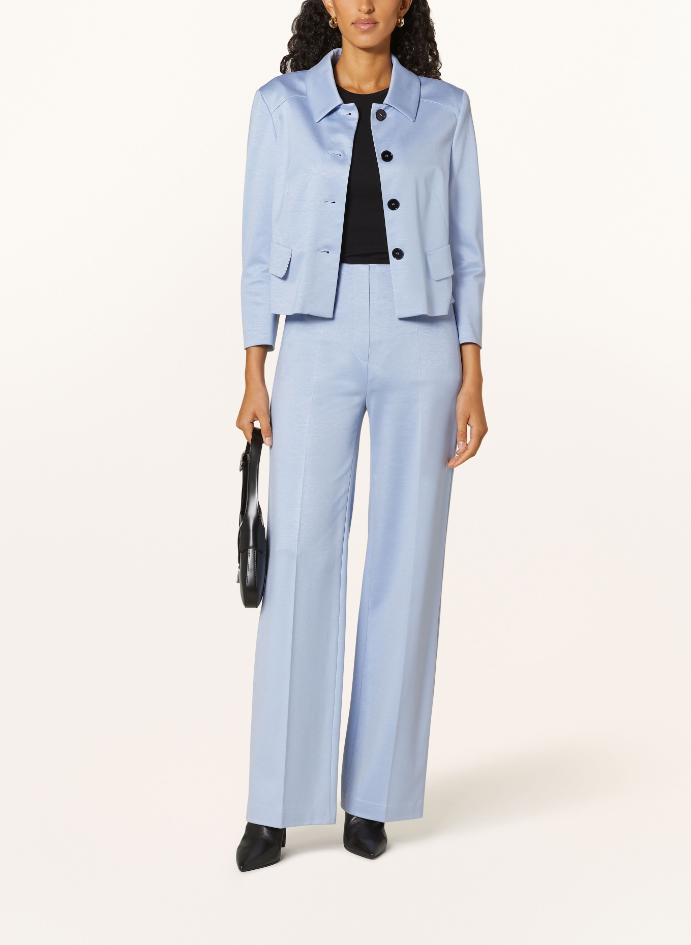 MARC CAIN Wide leg trousers, Color: 322 squill (Image 2)