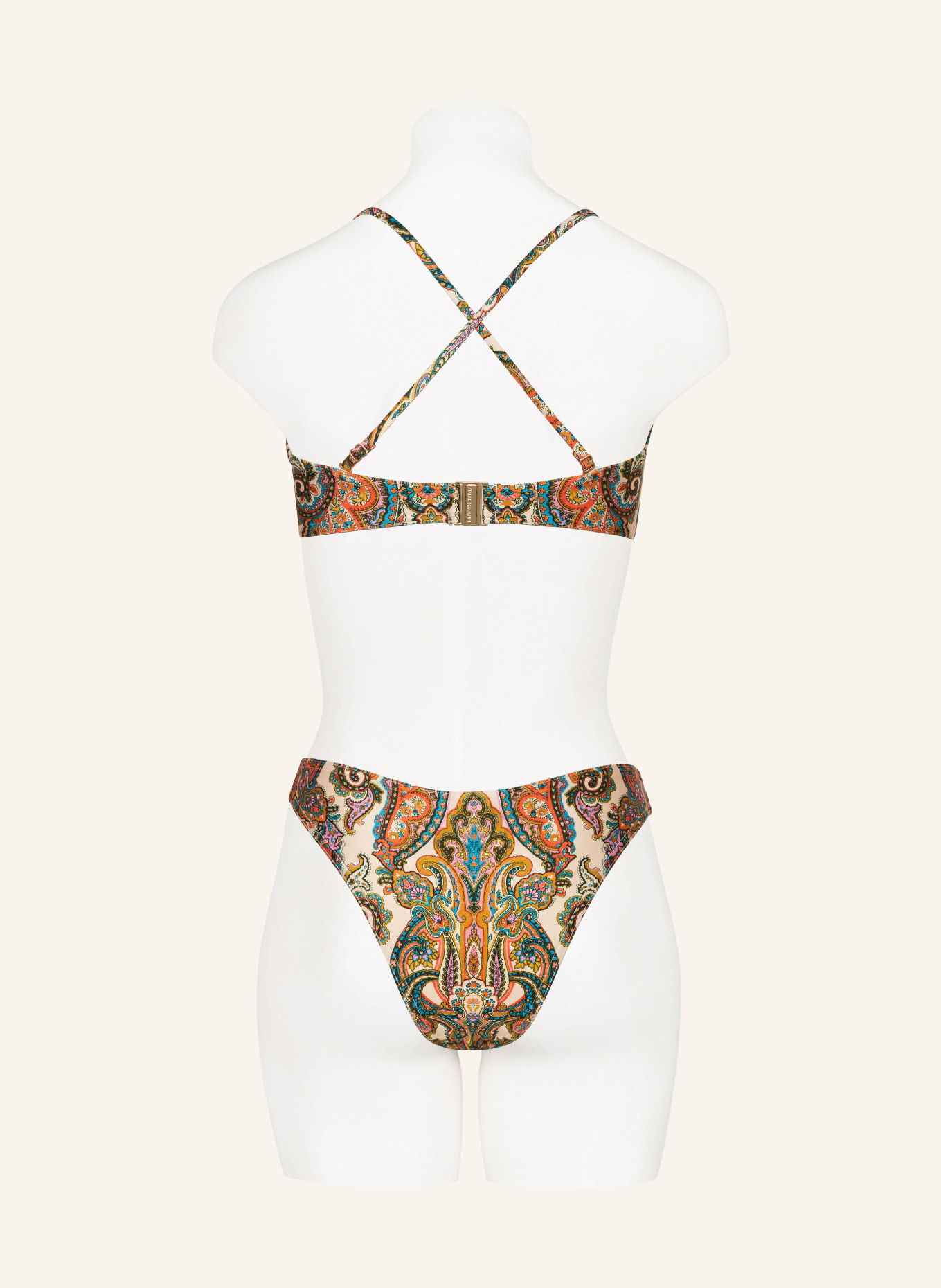 ZIMMERMANN Bandeau-Bikini OTTIE, Farbe: HELLORANGE/ ROSA/ ROT (Bild 5)