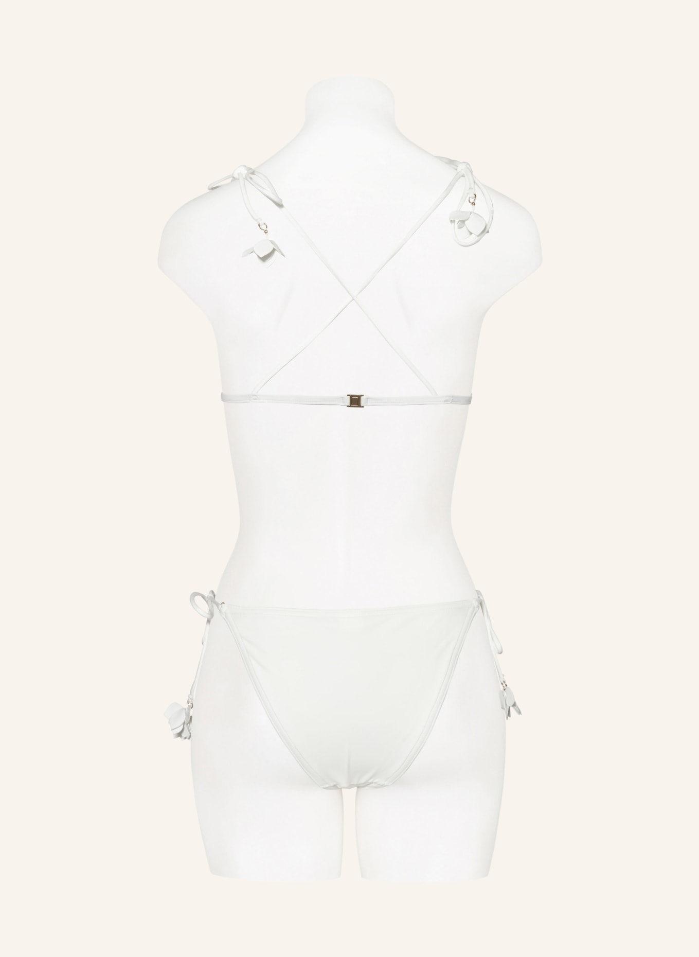 ZIMMERMANN Triangle bikini POP FLOWER, Color: WHITE (Image 4)