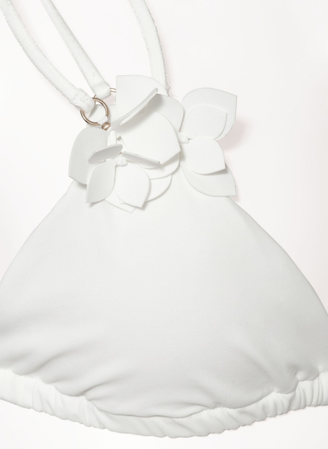 ZIMMERMANN Triangle bikini POP FLOWER, Color: WHITE (Image 5)