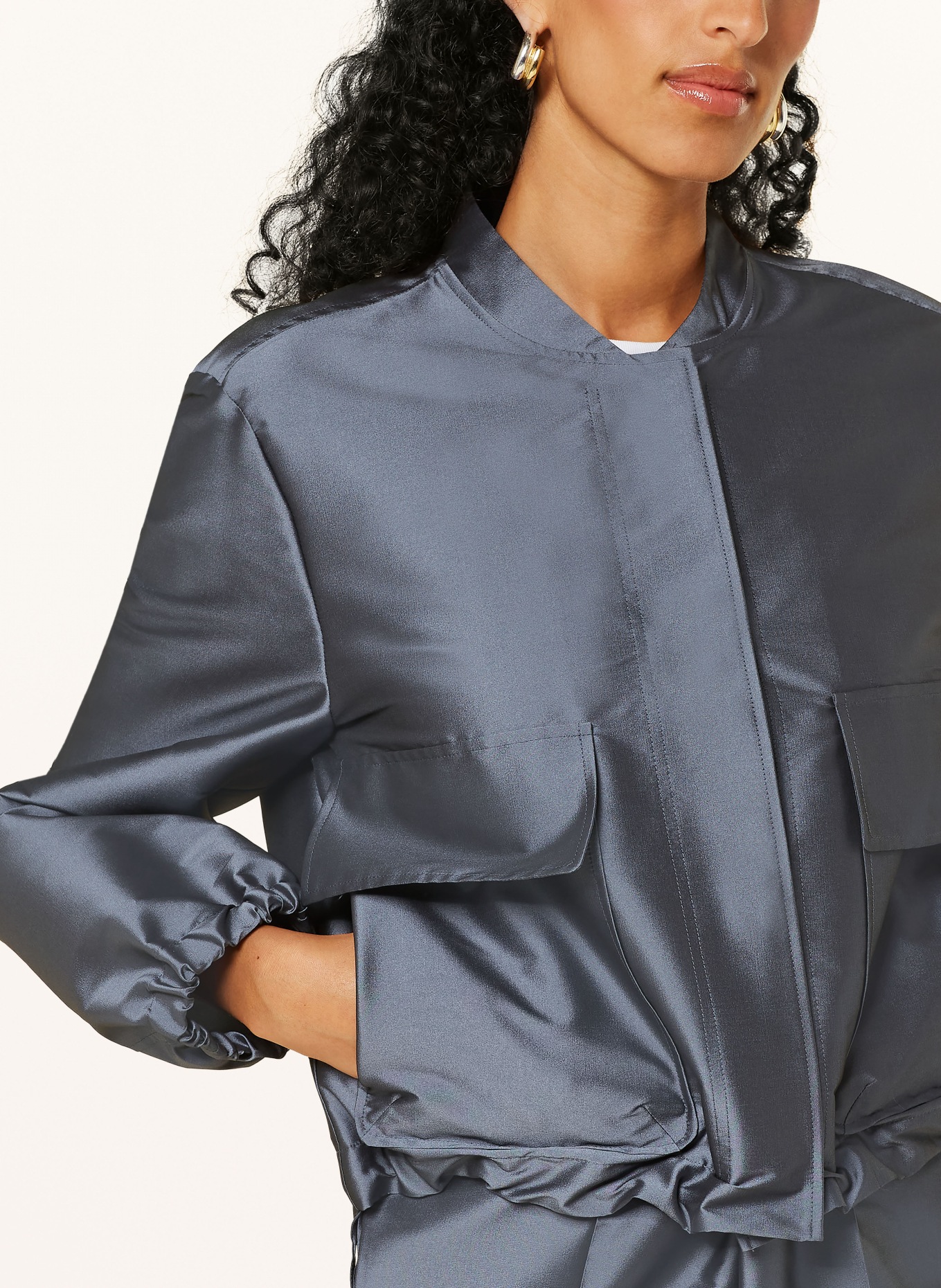 LUISA CERANO Krótki bluzon, Kolor: CZIEMNOSZARY (Obrazek 4)