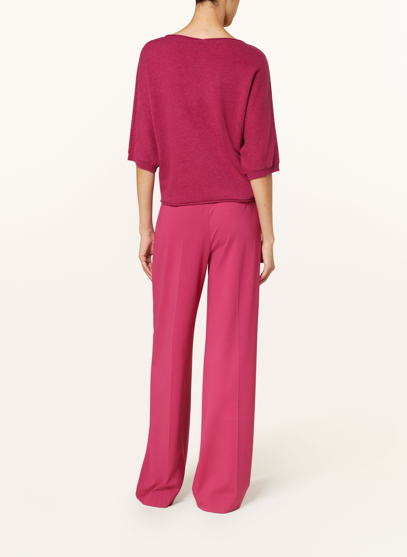 LUISA CERANO Sweater with 3/4 sleeves, Color: FUCHSIA (Image 3)