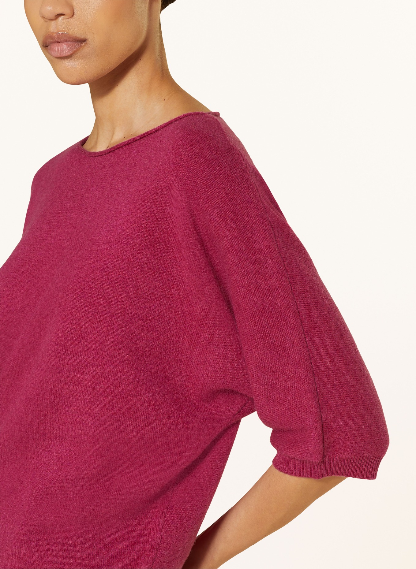 LUISA CERANO Sweater with 3/4 sleeves, Color: FUCHSIA (Image 4)