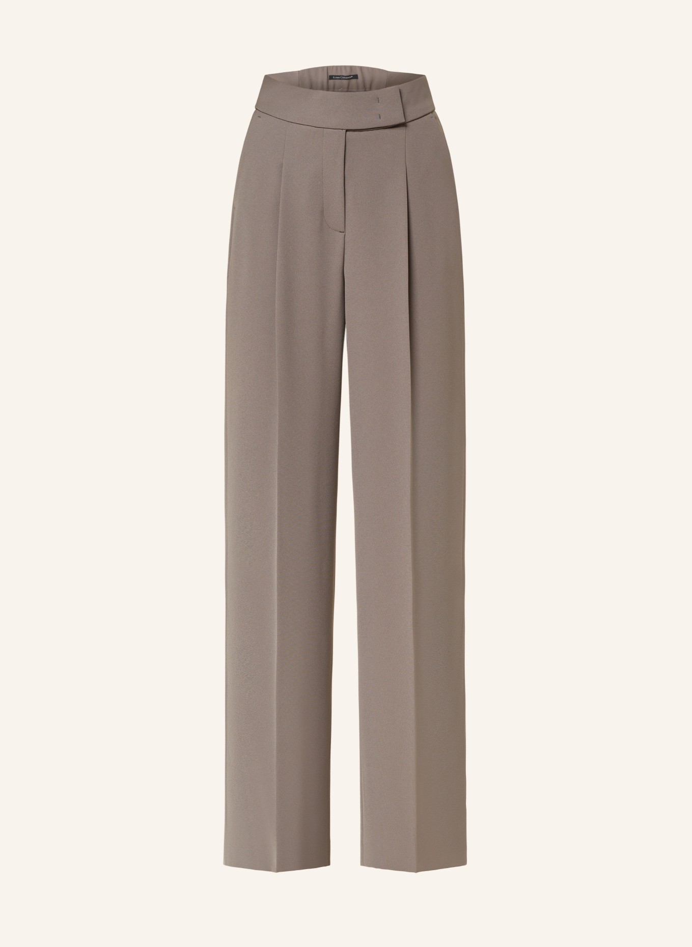 LUISA CERANO Wide leg trousers, Color: TAUPE (Image 1)