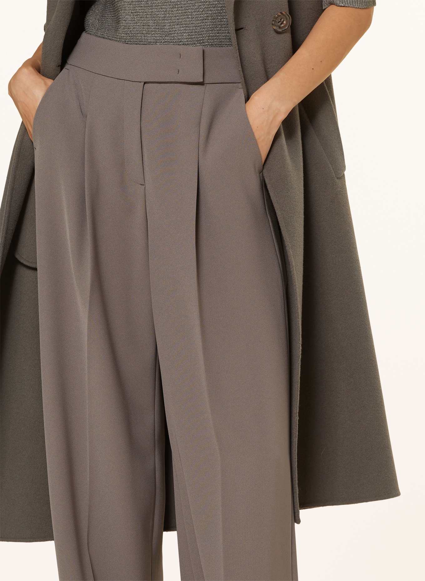 LUISA CERANO Wide leg trousers, Color: TAUPE (Image 5)