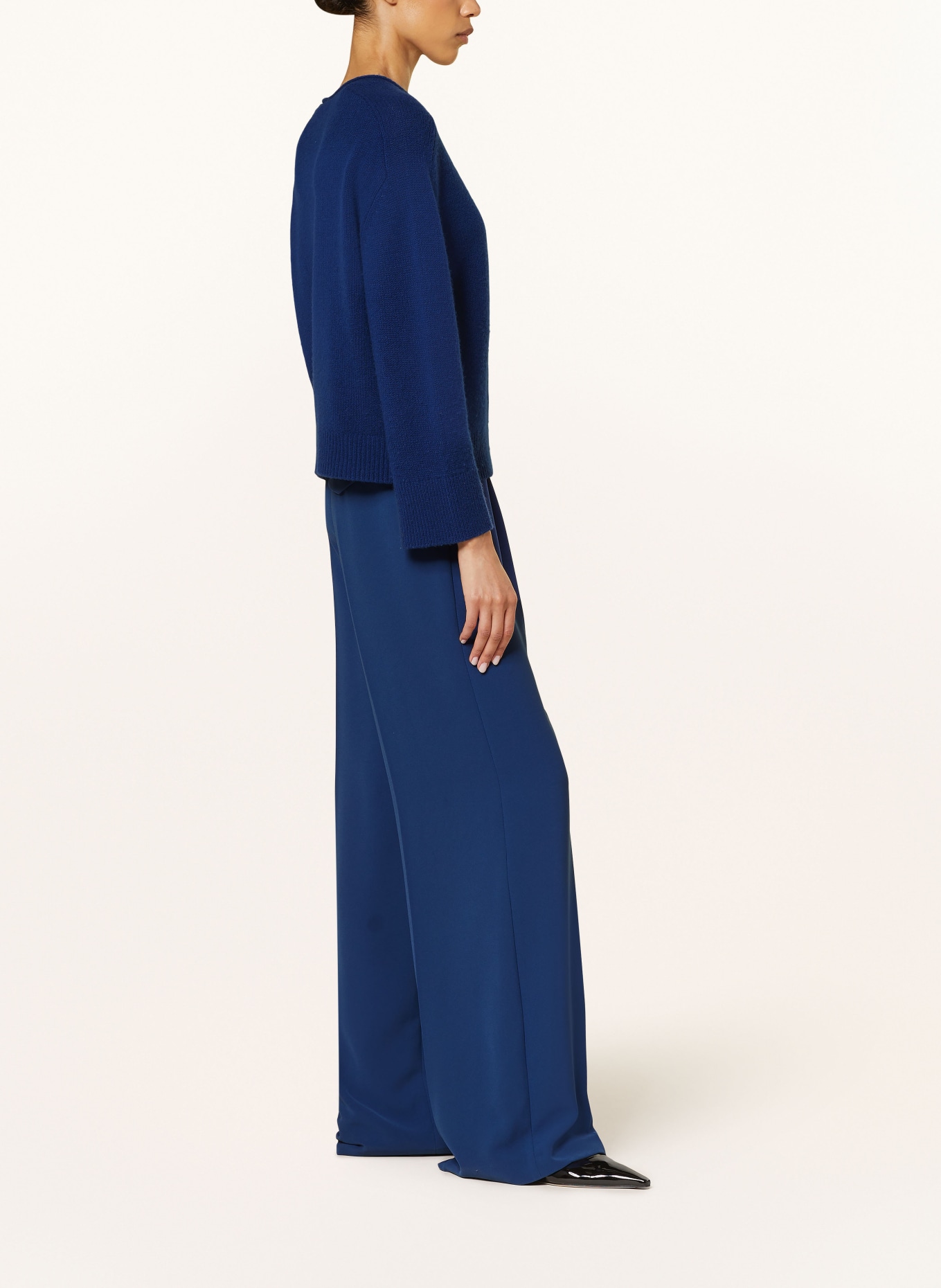 LUISA CERANO Wide leg trousers, Color: BLUE (Image 4)