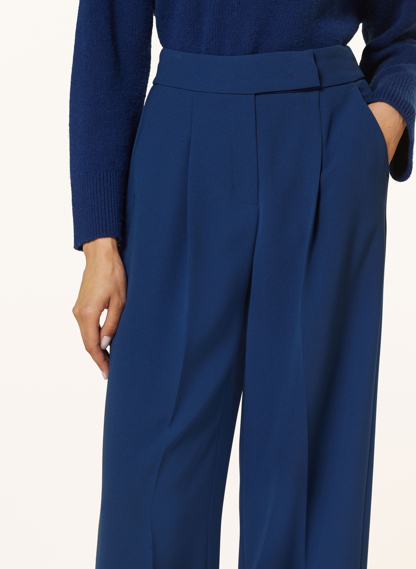 LUISA CERANO Wide leg trousers, Color: BLUE (Image 5)