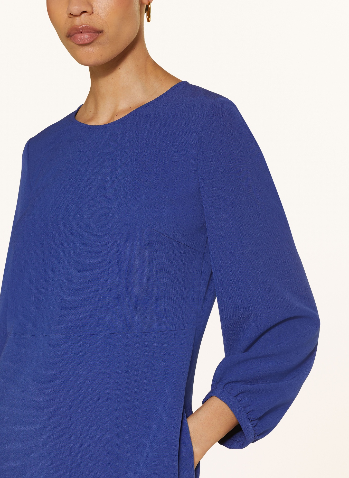 LUISA CERANO Šaty s 3/4 rukávem: MODRÁ