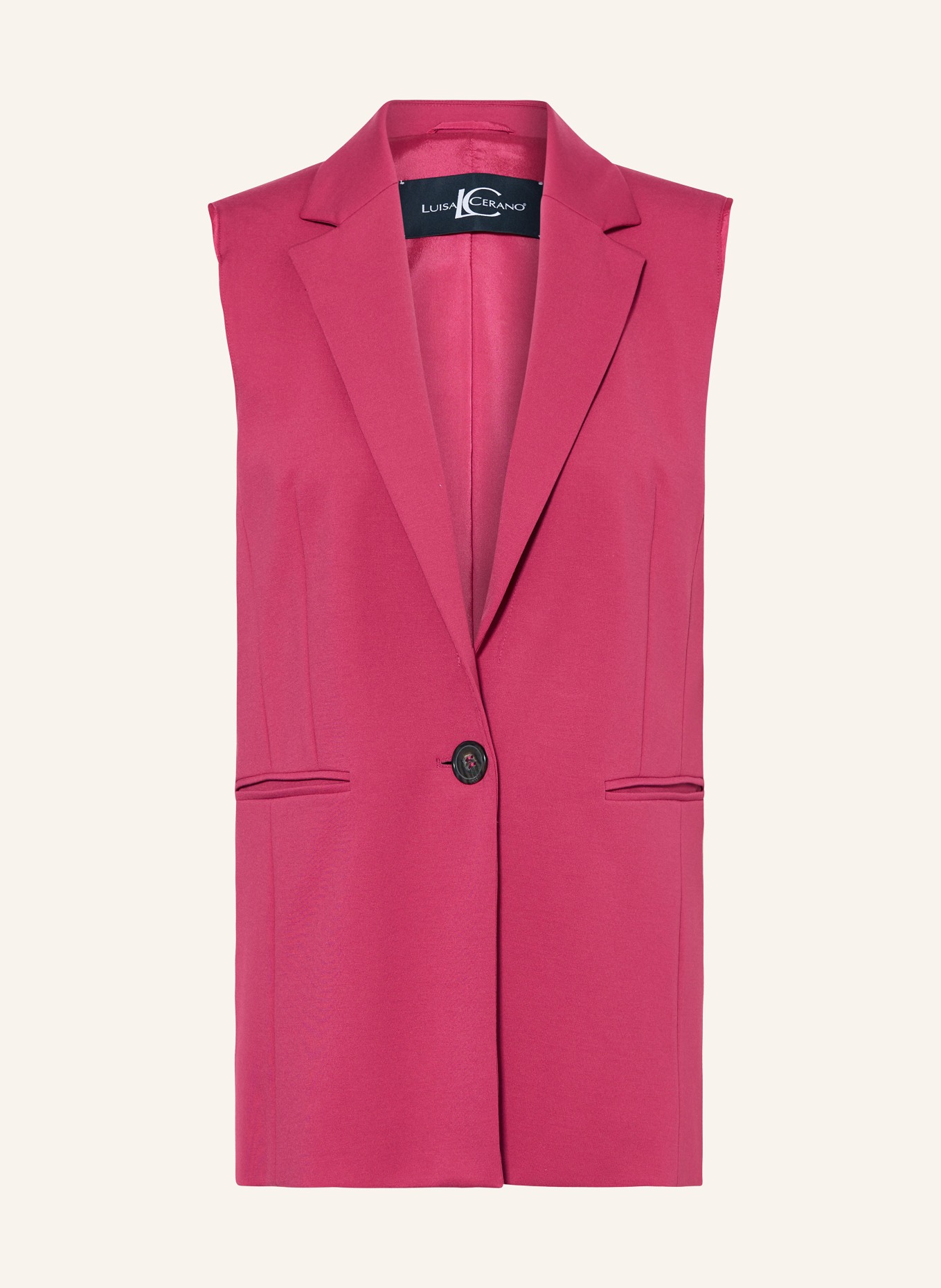 LUISA CERANO Blazer vest, Color: FUCHSIA (Image 1)