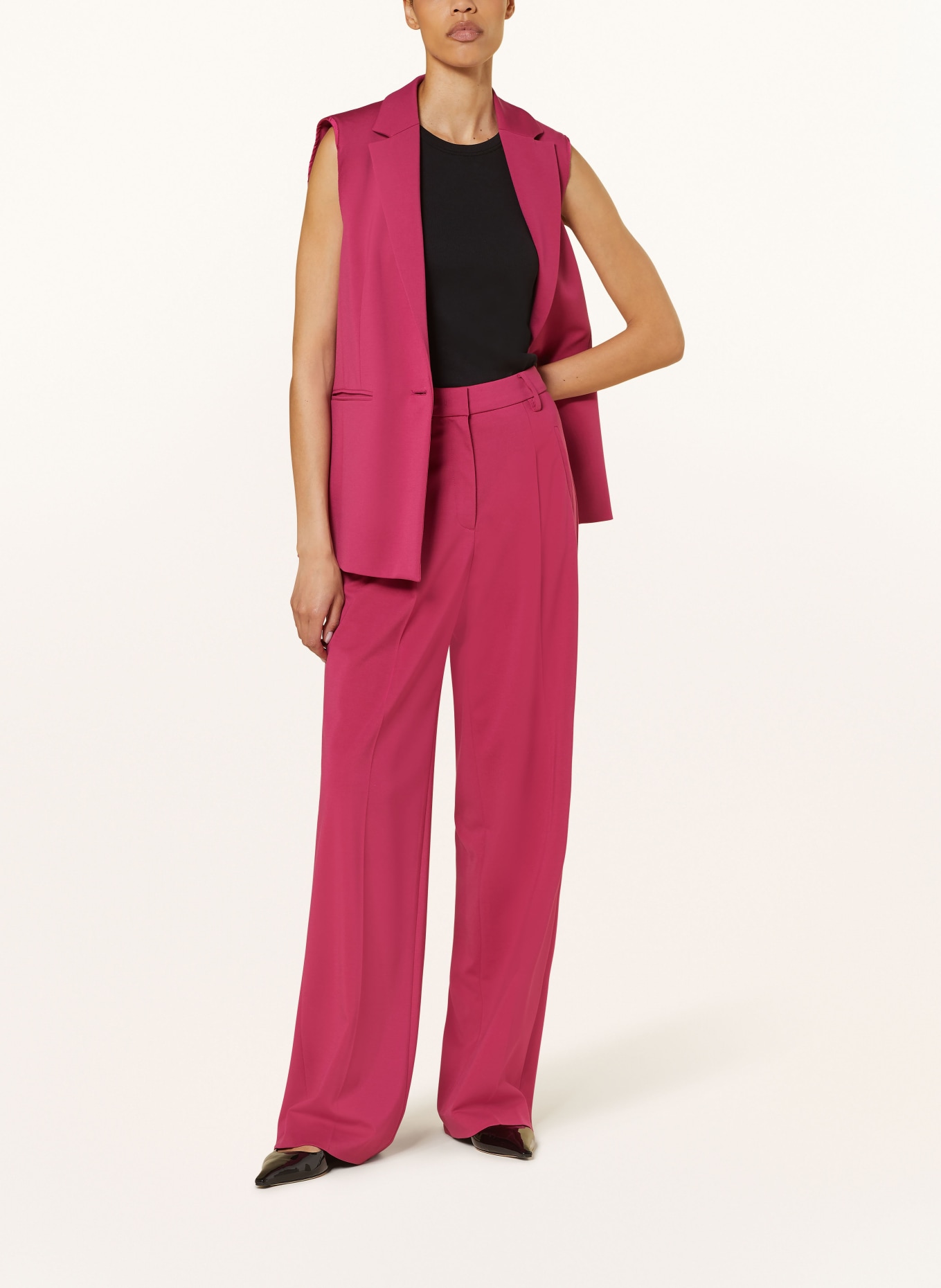 LUISA CERANO Wide leg trousers, Color: FUCHSIA (Image 2)