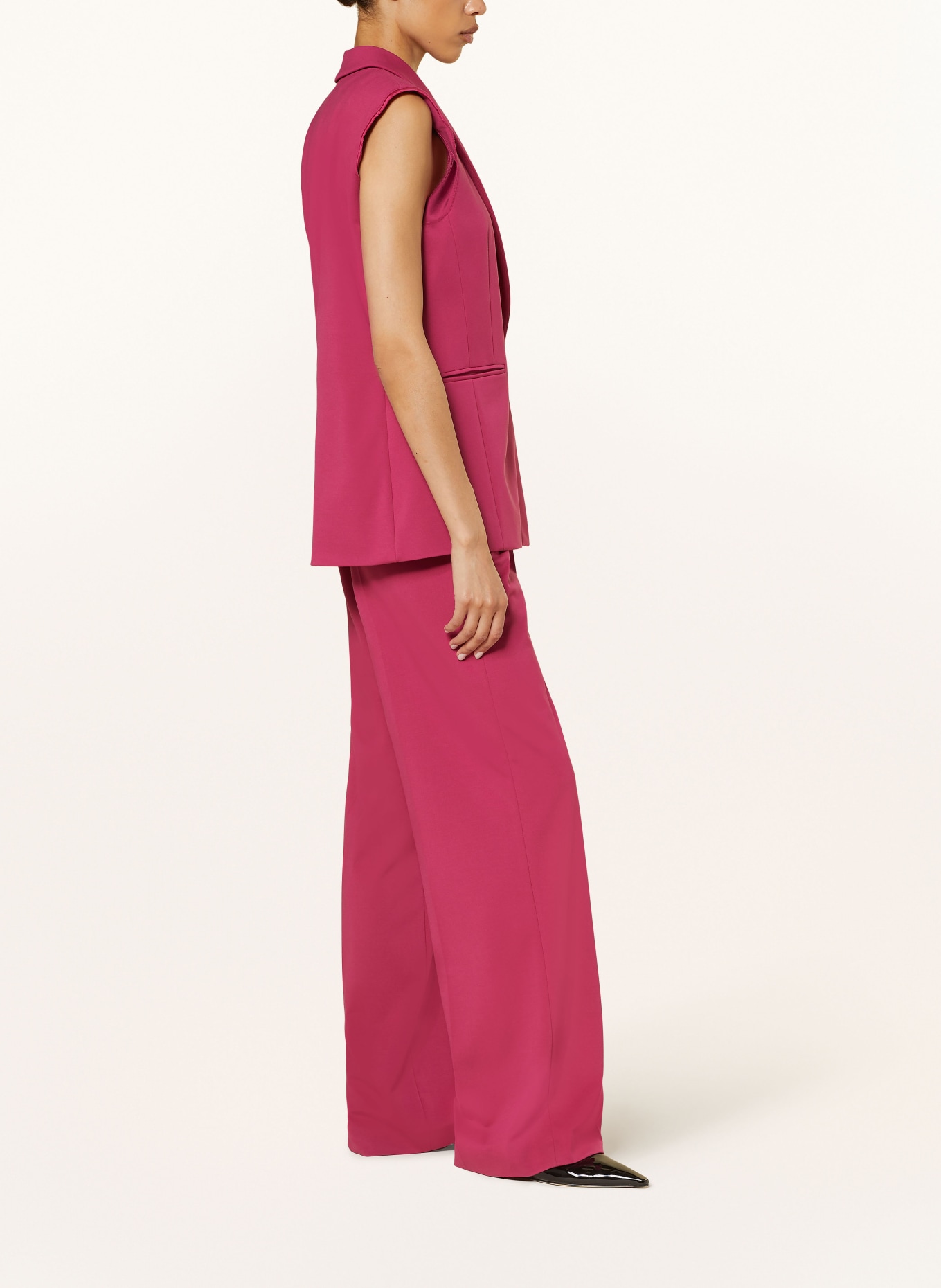 LUISA CERANO Wide leg trousers, Color: FUCHSIA (Image 4)