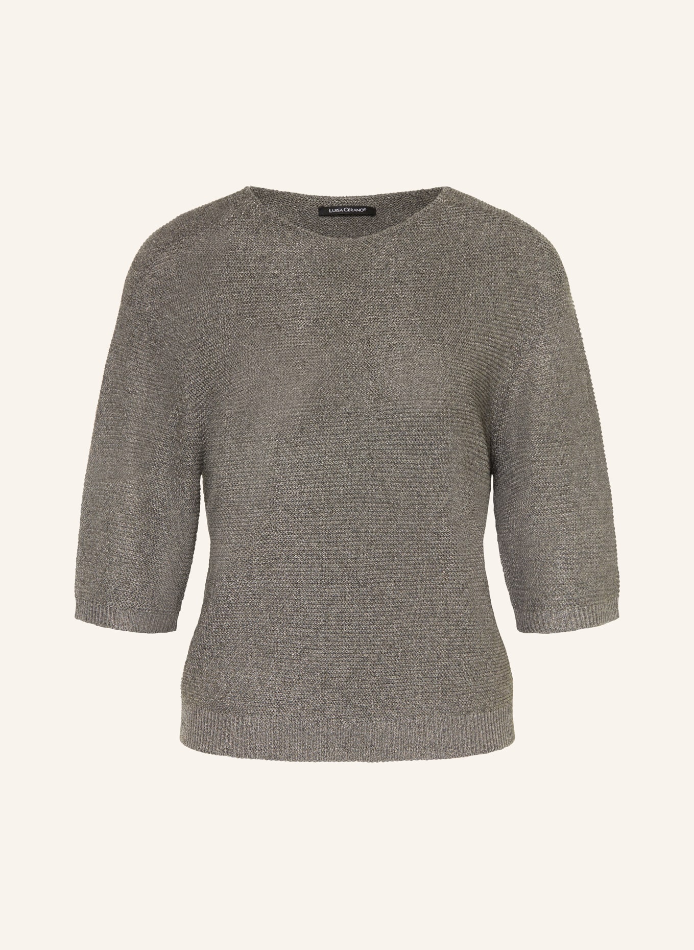 LUISA CERANO Strickshirt, Farbe: TAUPE (Bild 1)