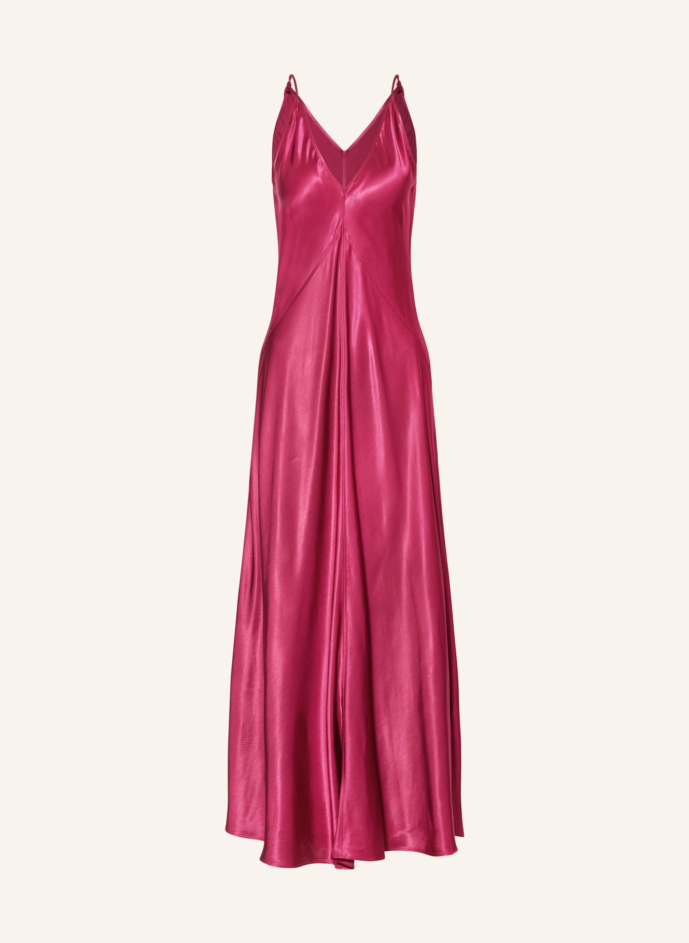 LUISA CERANO Cocktailkleid aus Satin, Farbe: FUCHSIA (Bild 1)