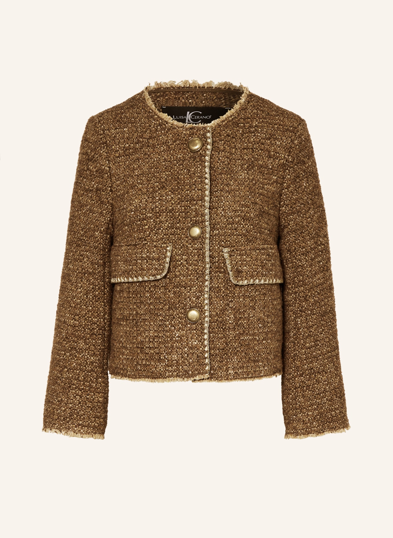 Glitter tweed jacket cheap