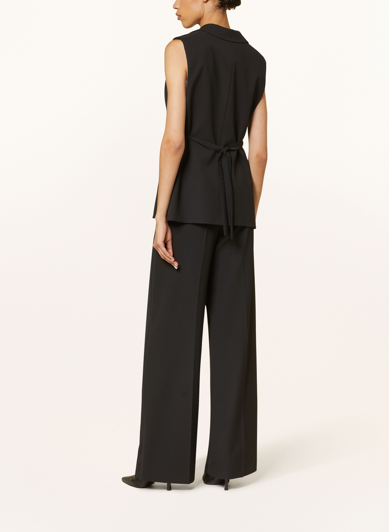 LUISA CERANO Blazer vest, Color: BLACK (Image 3)