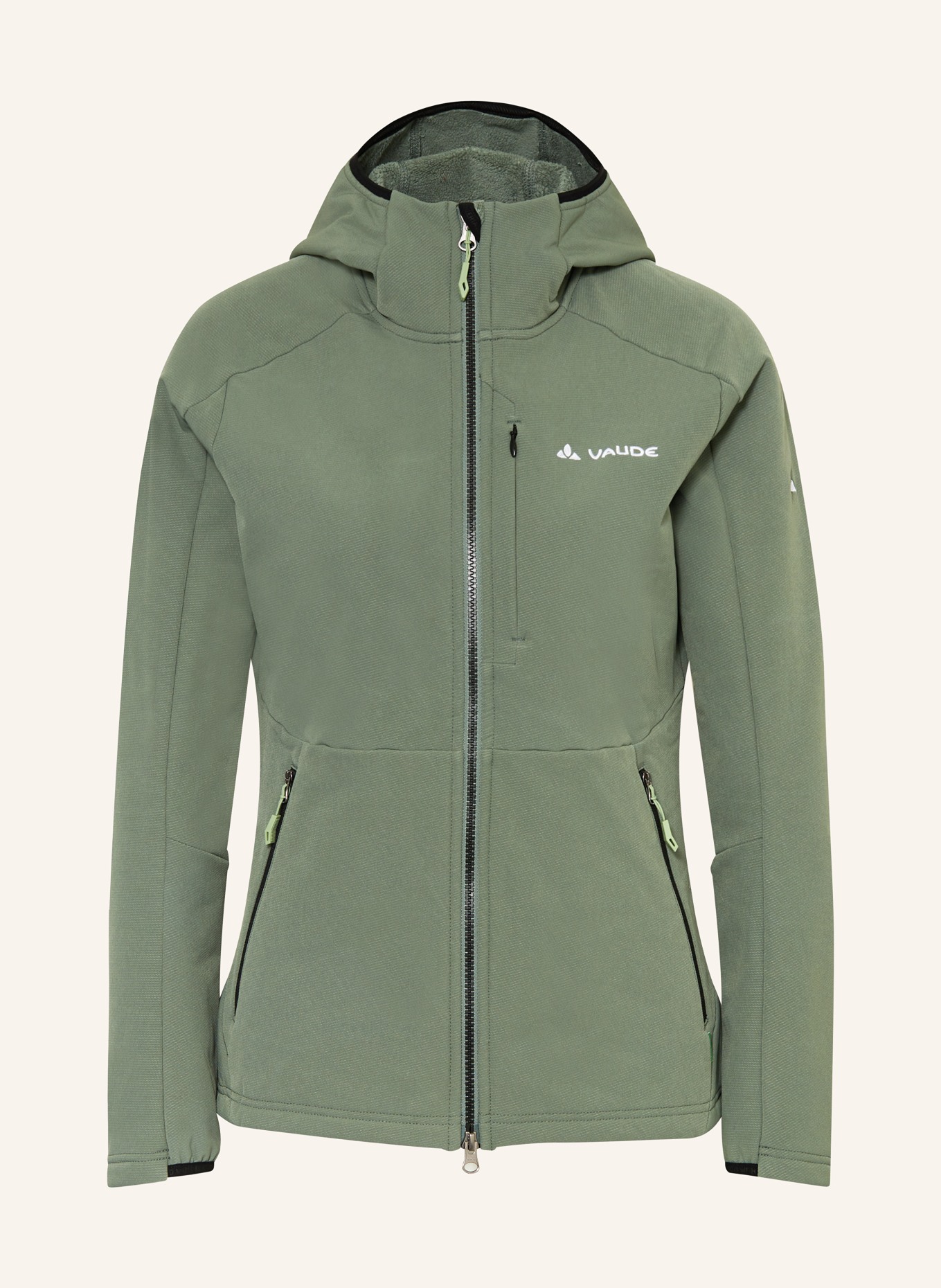 VAUDE Midlayer-Jacke ELOPE STORMFLEECE, Farbe: HELLGRÜN (Bild 1)