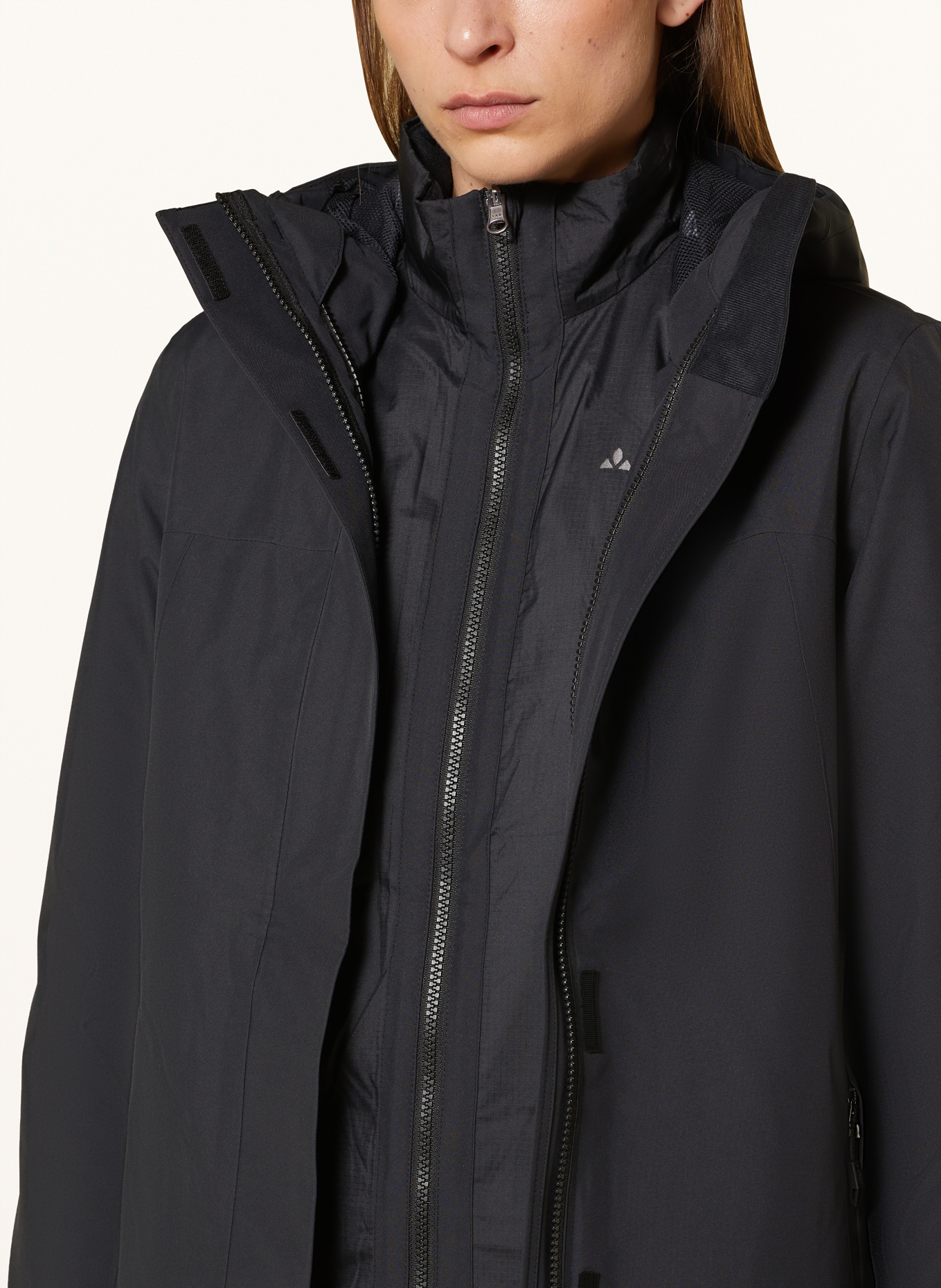 VAUDE Kurtka 2 w 1 NEYLAND, Kolor: CZARNY (Obrazek 5)