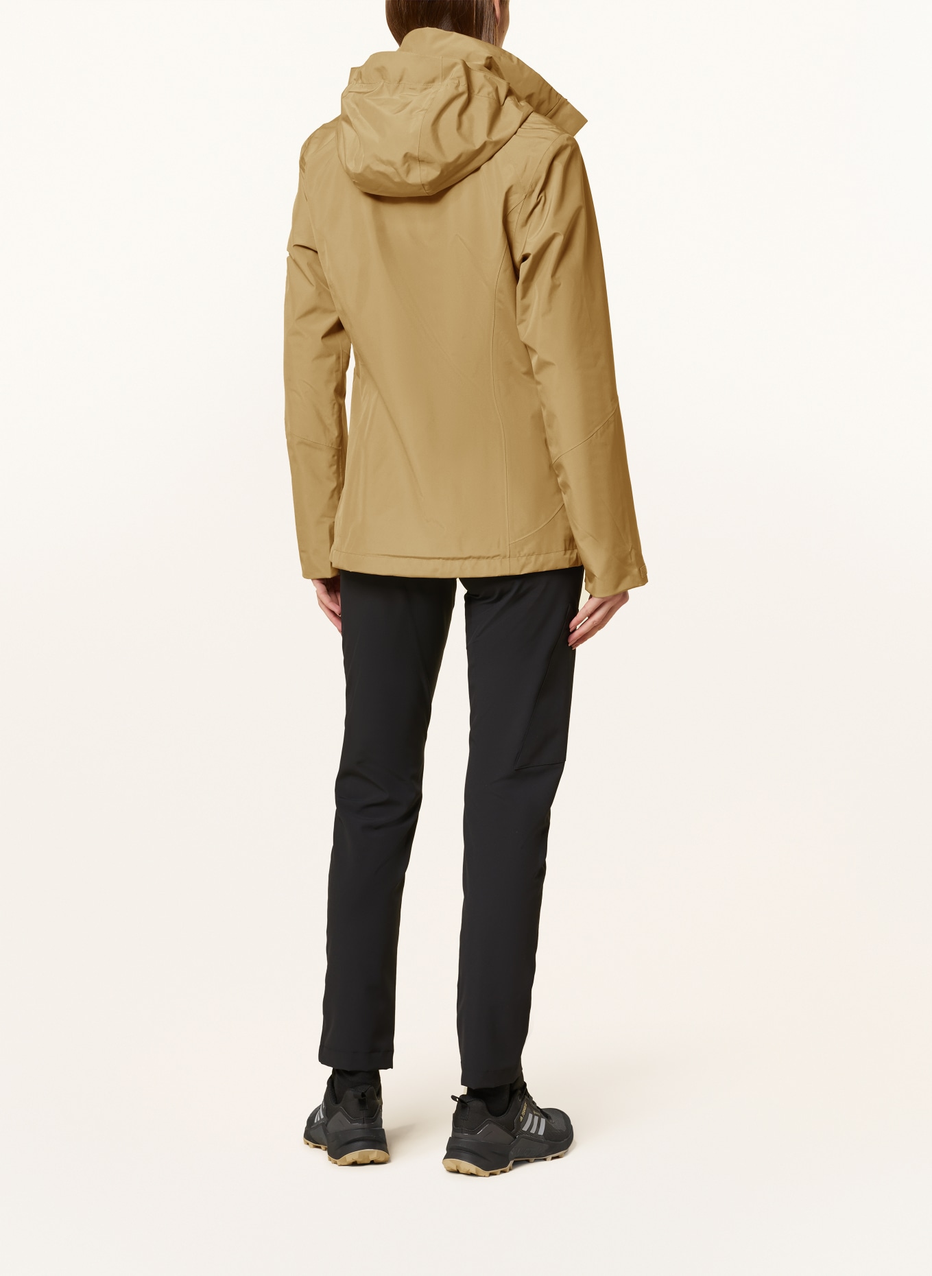 VAUDE 2-in-1 jacket ROSEMOOR: LIGHT BROWN