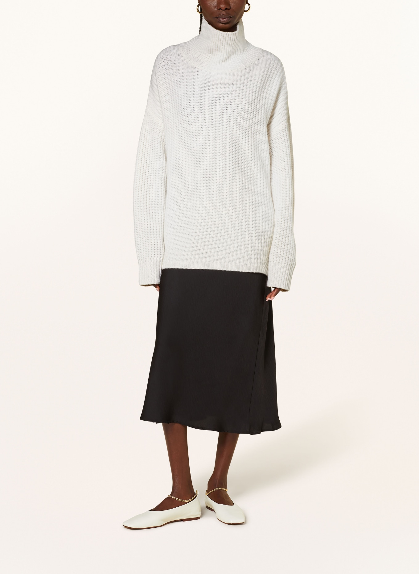 LISA YANG Cashmere sweater THERESE, Color: CREAM (Image 2)