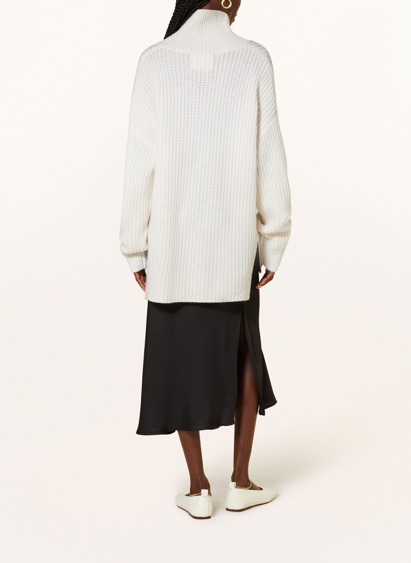 LISA YANG Cashmere sweater THERESE, Color: CREAM (Image 3)