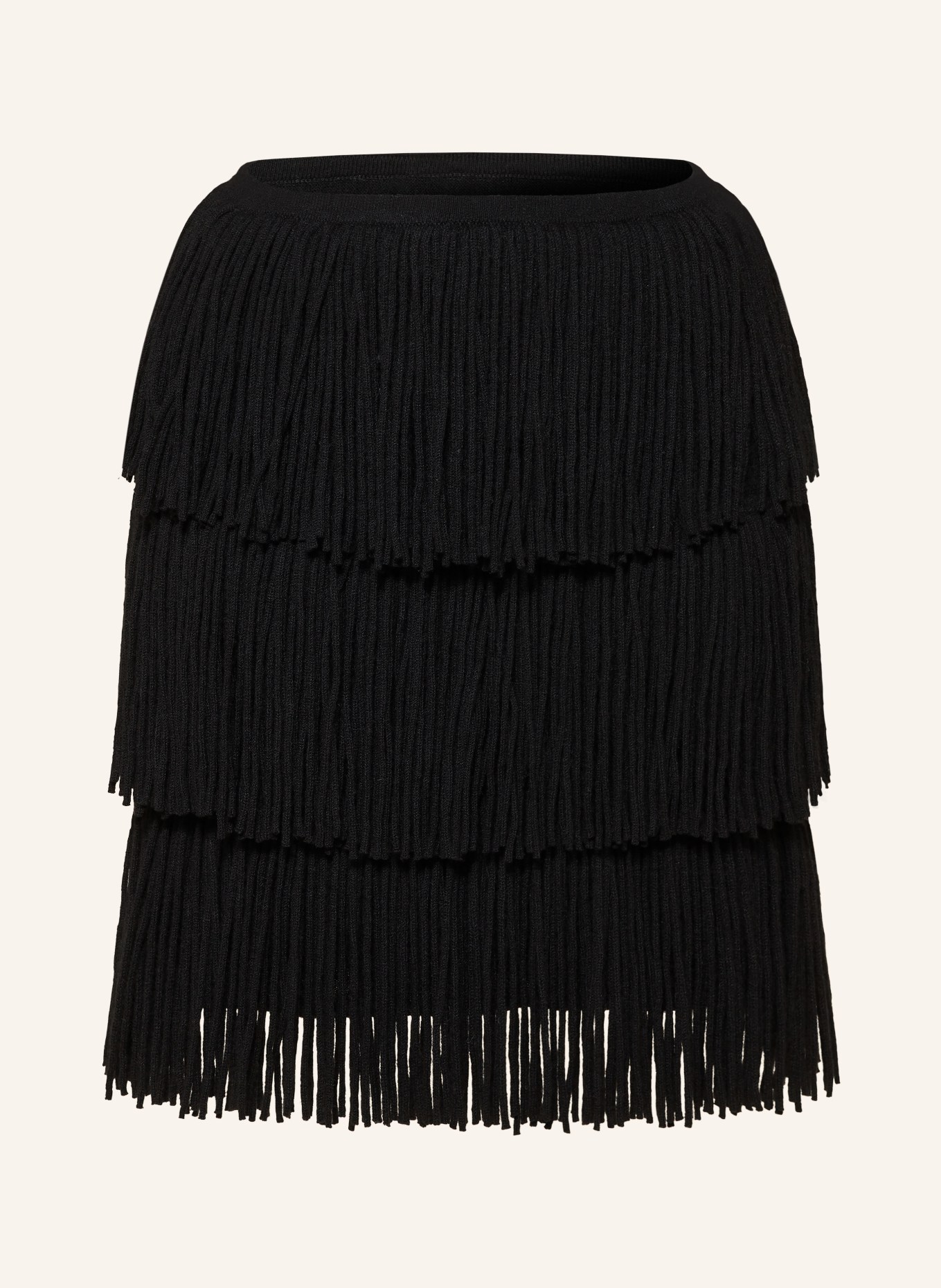 LISA YANG Knit skirt KAILIN in cashmere, Color: BLACK (Image 1)