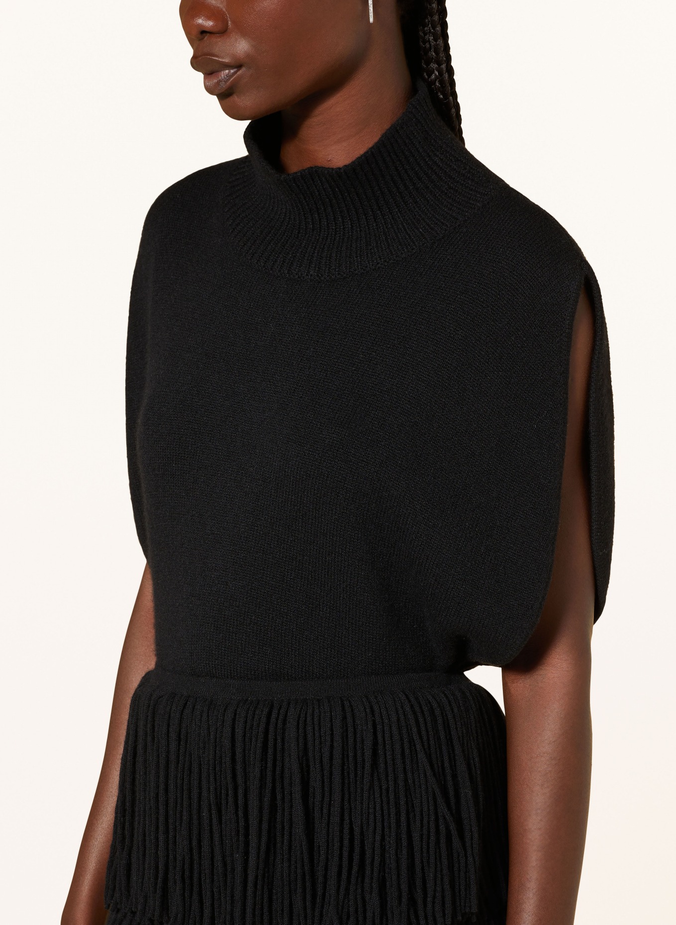 LISA YANG Cashmere sweater vest ZAYA, Color: BLACK (Image 4)