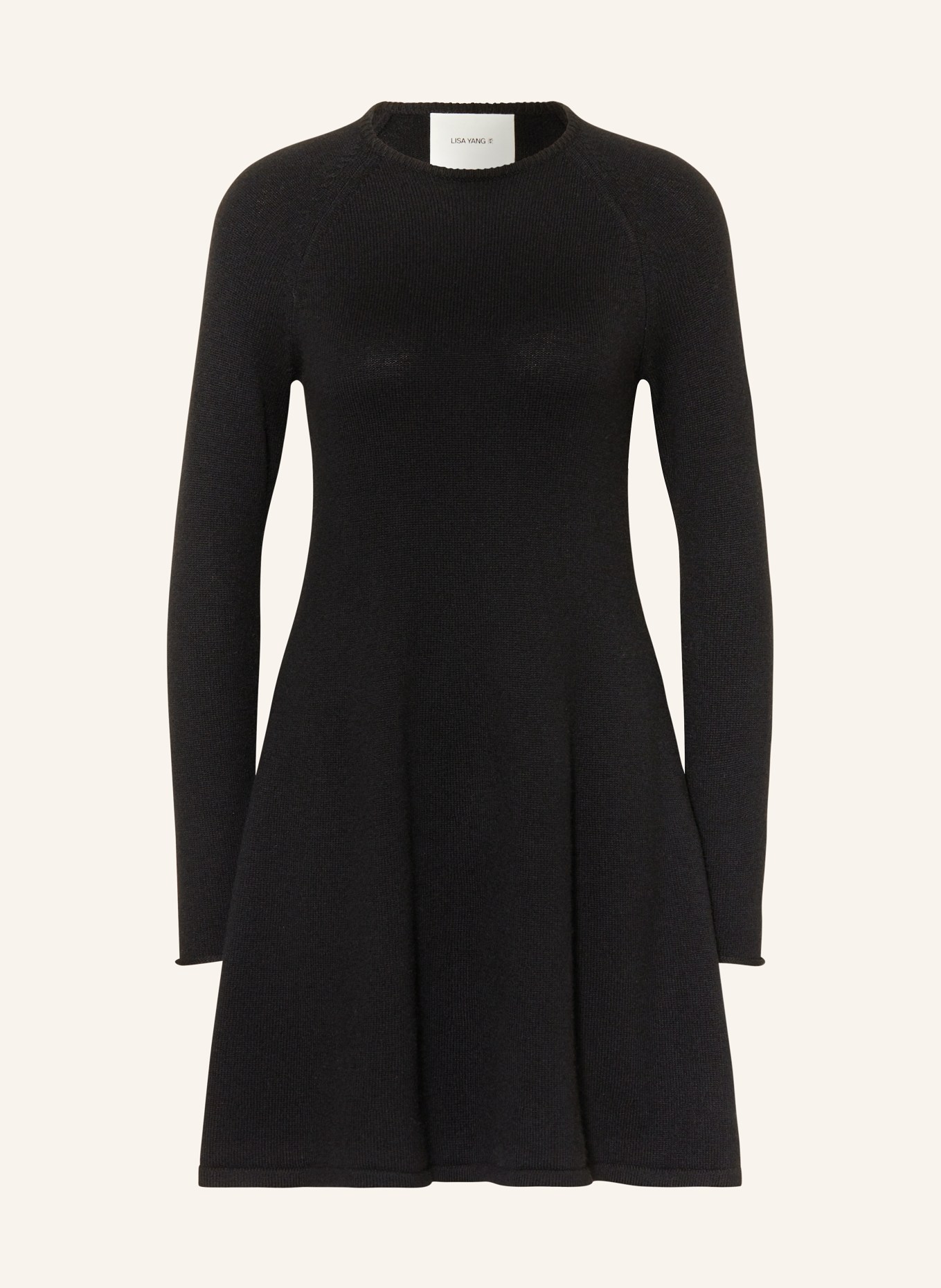 LISA YANG Cashmere knit dress, Color: BLACK (Image 1)