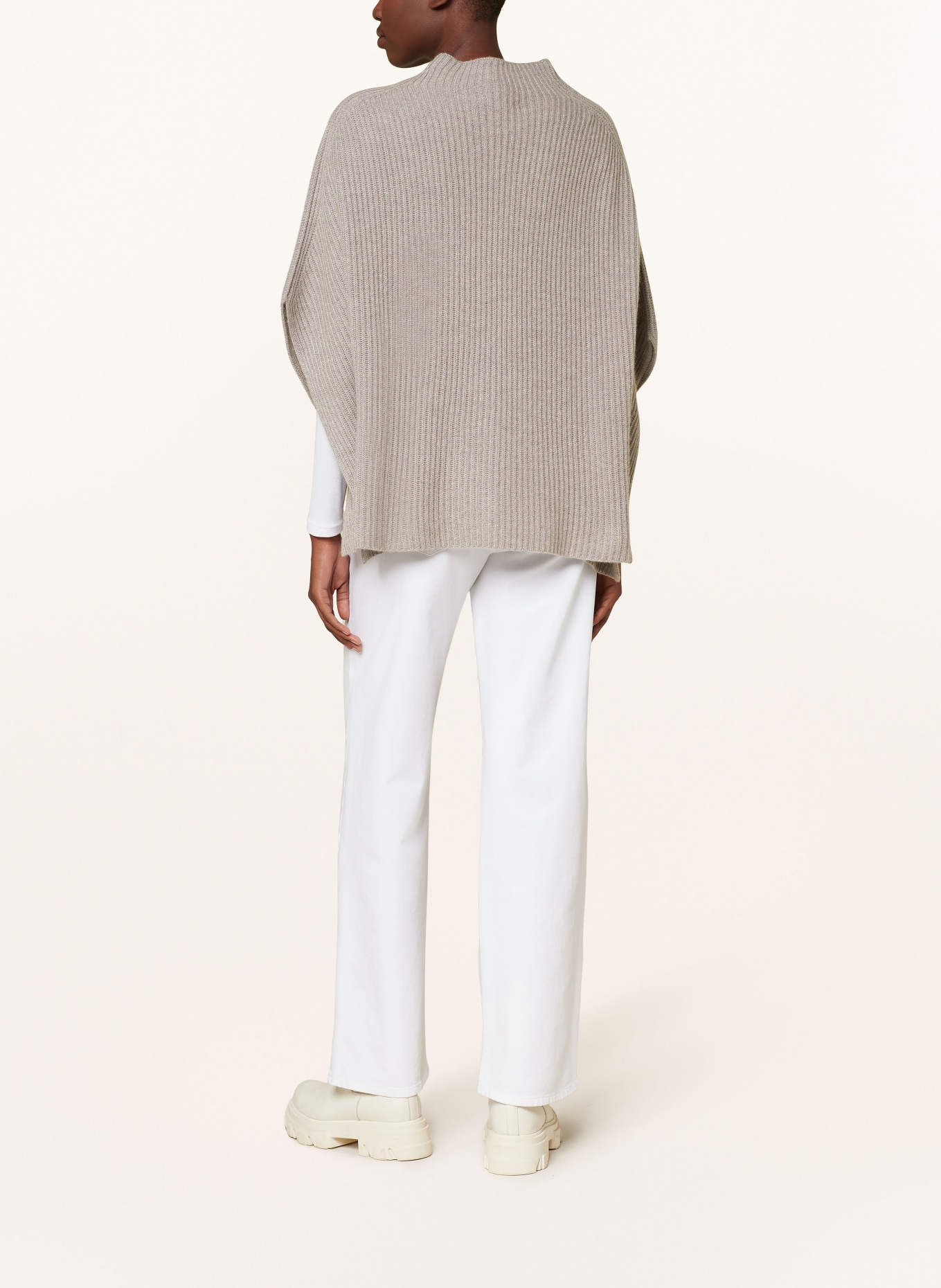 darling harbour Pončo s kašmírem: TRÜFFEL MELANGE