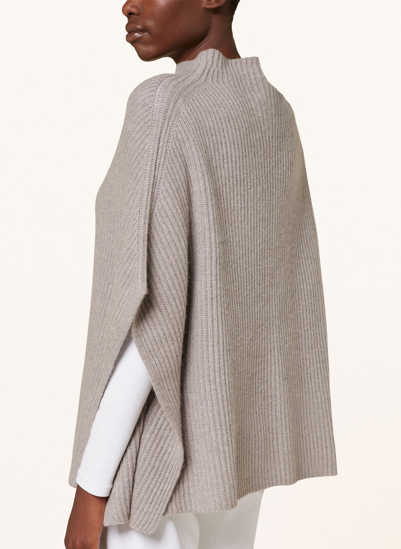 darling harbour Pončo s kašmírem: TRÜFFEL MELANGE