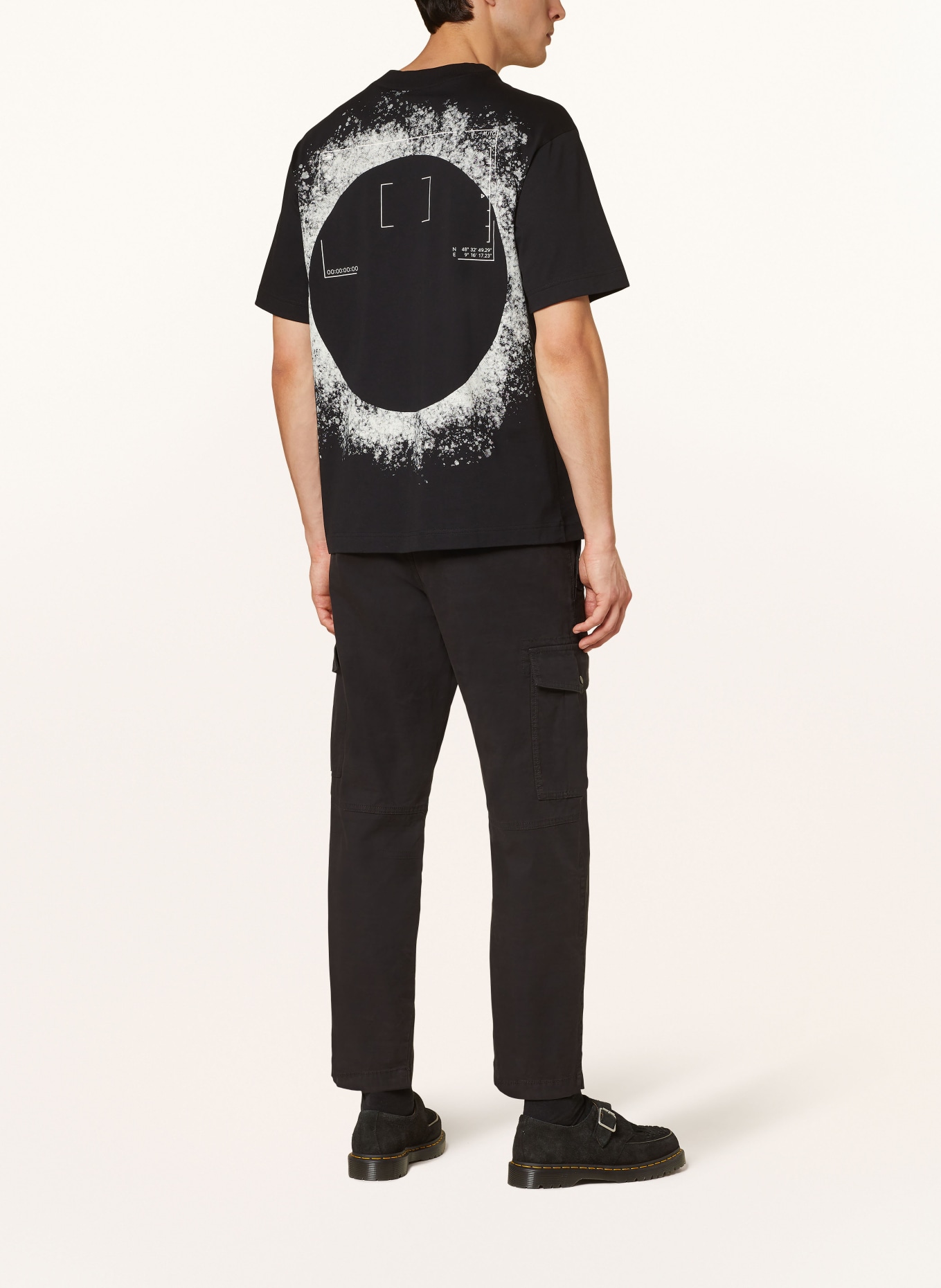 BOSS T-shirt BERGE, Color: BLACK (Image 2)