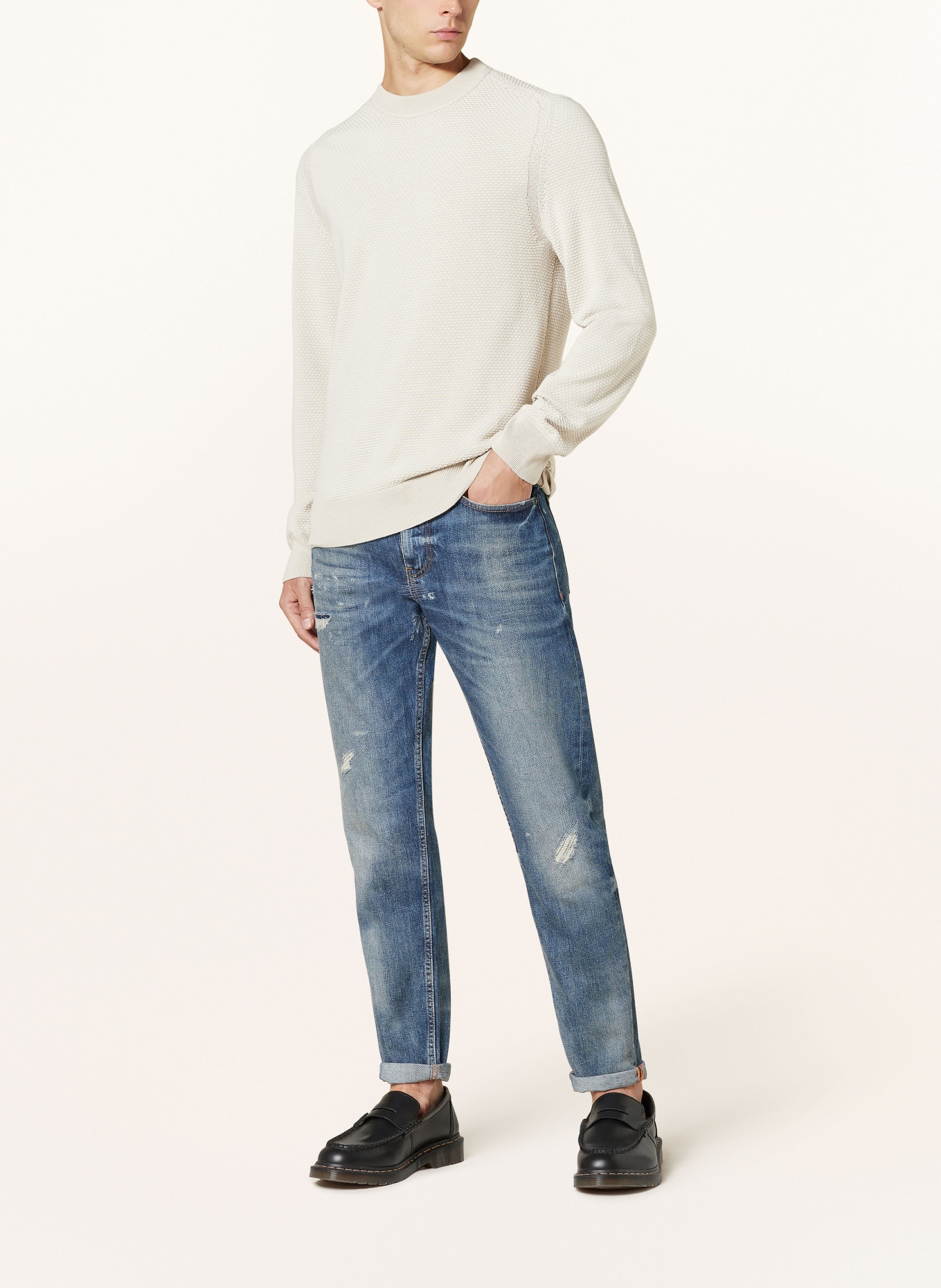 BOSS Sweater KAPOKSI, Color: 271 LIGHT BEIGE (Image 2)