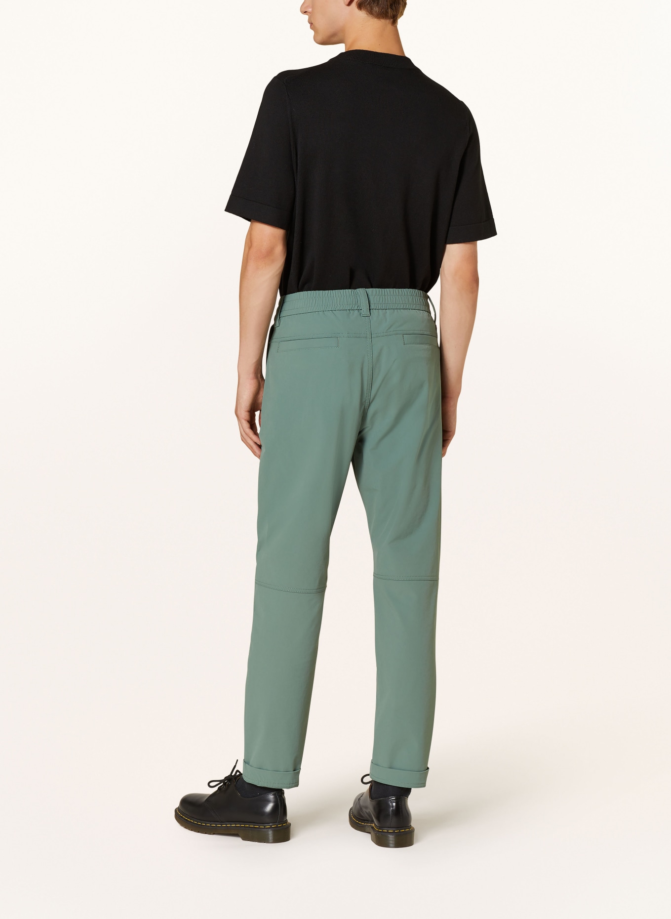 BOSS Trousers in jogger style tapered fit, Color: GREEN (Image 3)