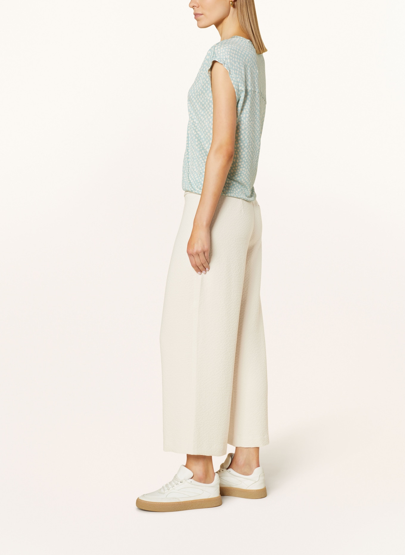OPUS 7/8 trousers MISHA BREEZE, Color: CREAM (Image 4)