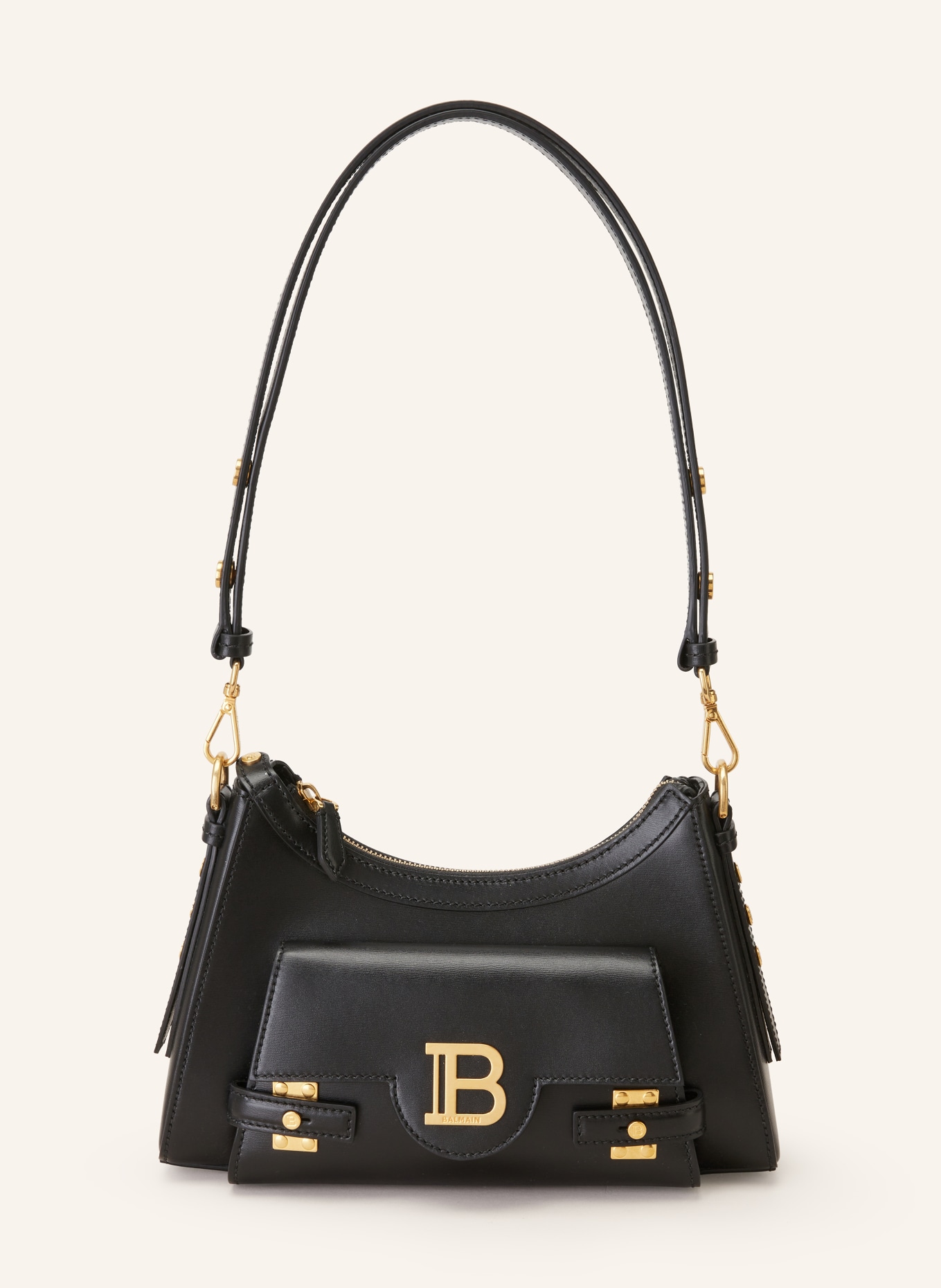 BALMAIN Hobo bag B BUZZ, Color: BLACK (Image 1)