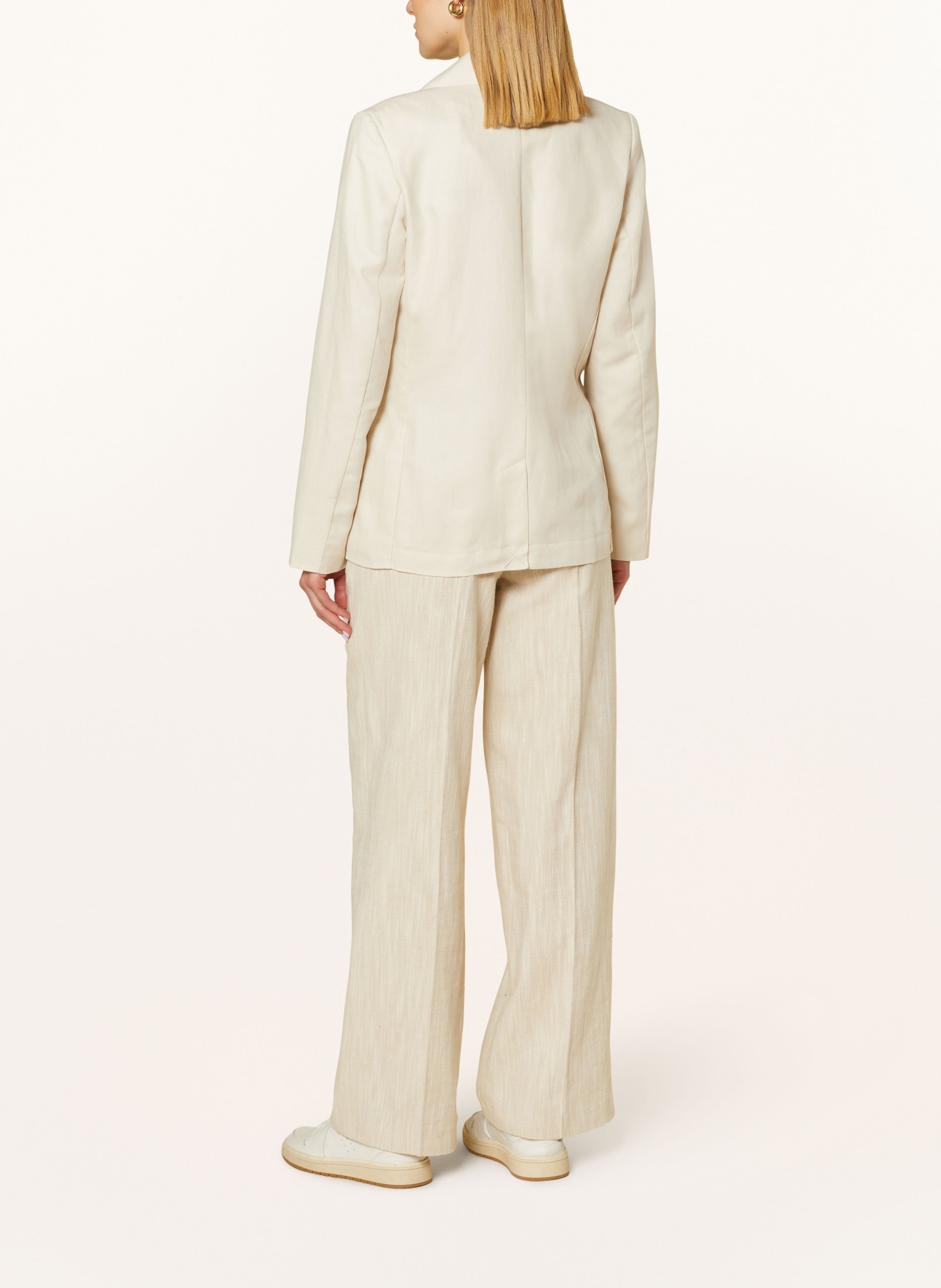 OPUS Blazer JAMARI with linen, Color: CREAM (Image 3)