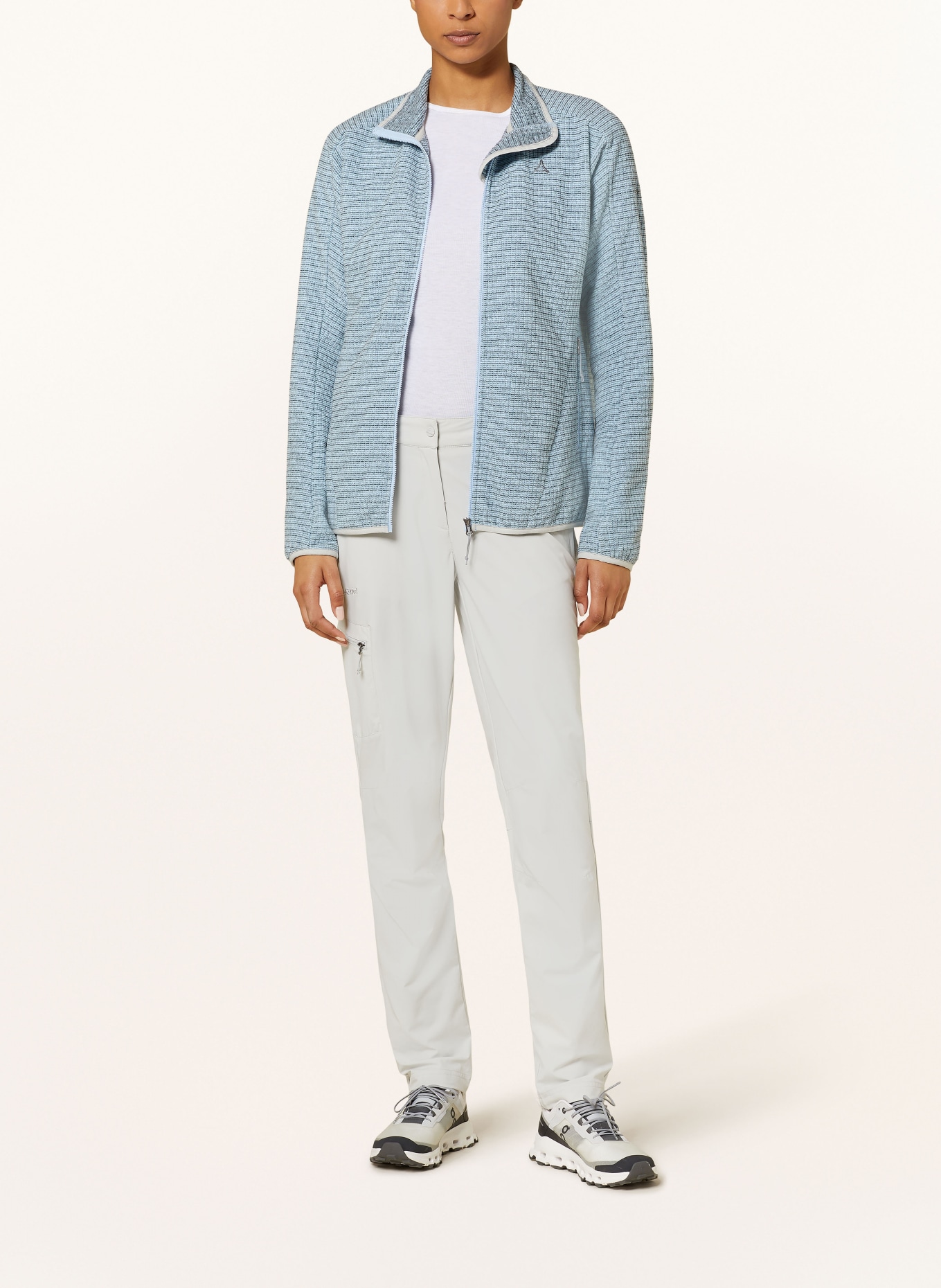 Schöffel Fleecejacke TERXA: HELLBLAU/ GRAU