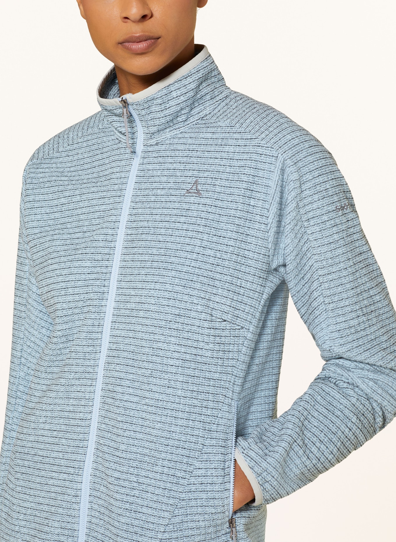 Schöffel Fleecejacke TERXA: HELLBLAU/ GRAU