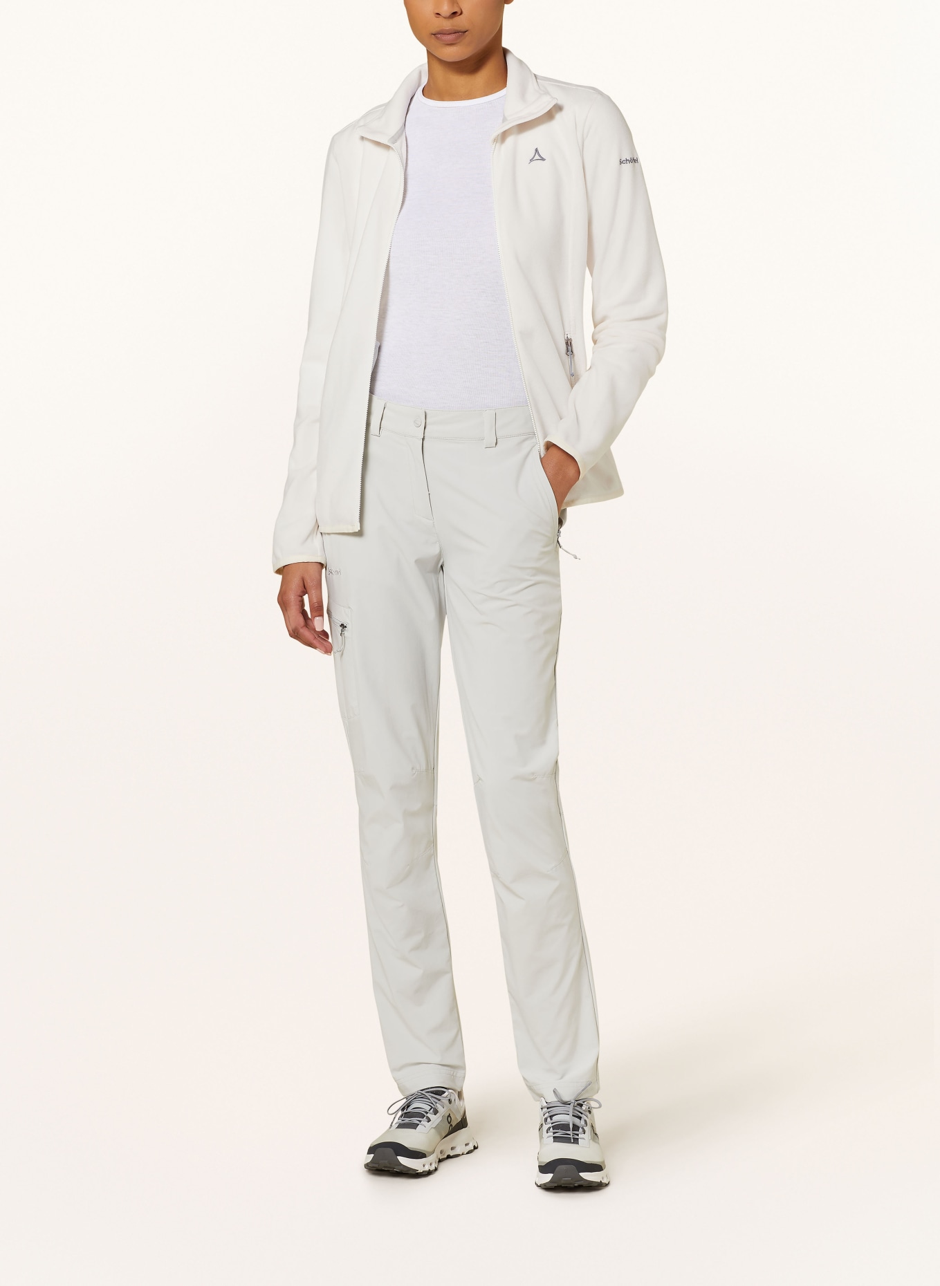 Schöffel Fleecejacke ASH, Farbe: WEISS (Bild 2)