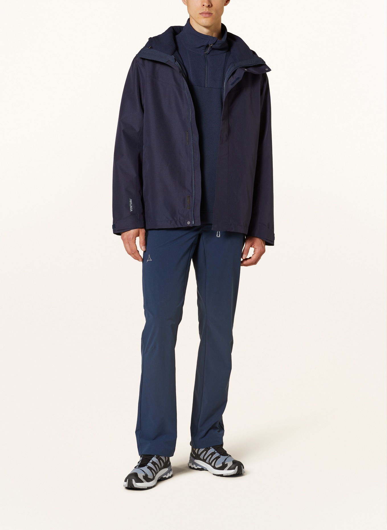 Schöffel 3-in-1-Jacke OKERE: DUNKELBLAU