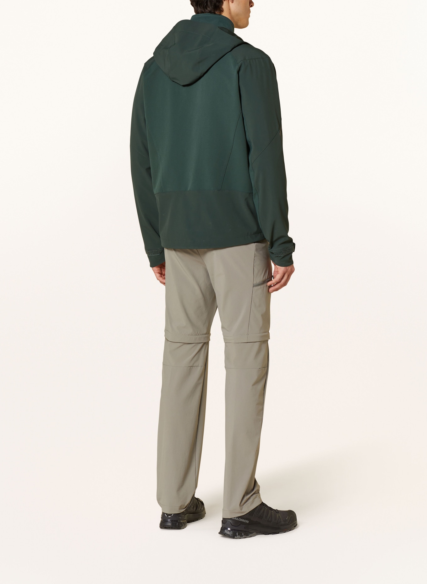 Schöffel Softshellová bunda MATREI M: TMAVĚ ZELENÁ