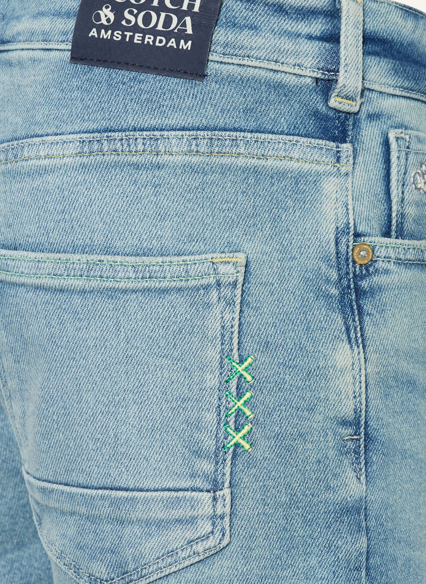 SCOTCH & SODA Jeansshorts STRUMMER Regular Fit, Farbe: 7040 Green Wave (Bild 3)