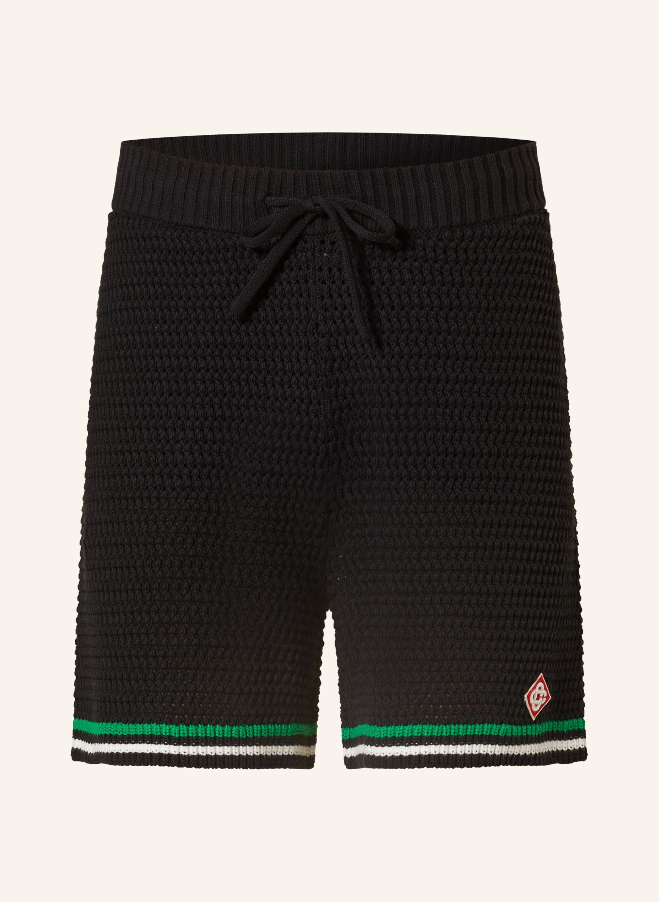 Casablanca Knit shorts, Color: BLACK (Image 1)