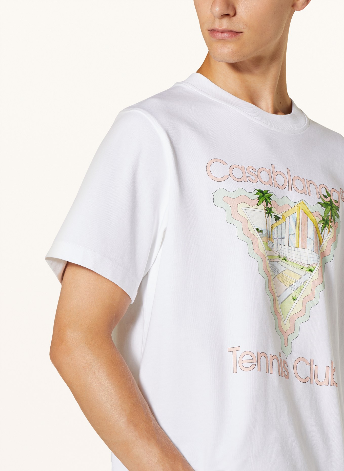 Casablanca T-shirt, Color: WHITE (Image 4)