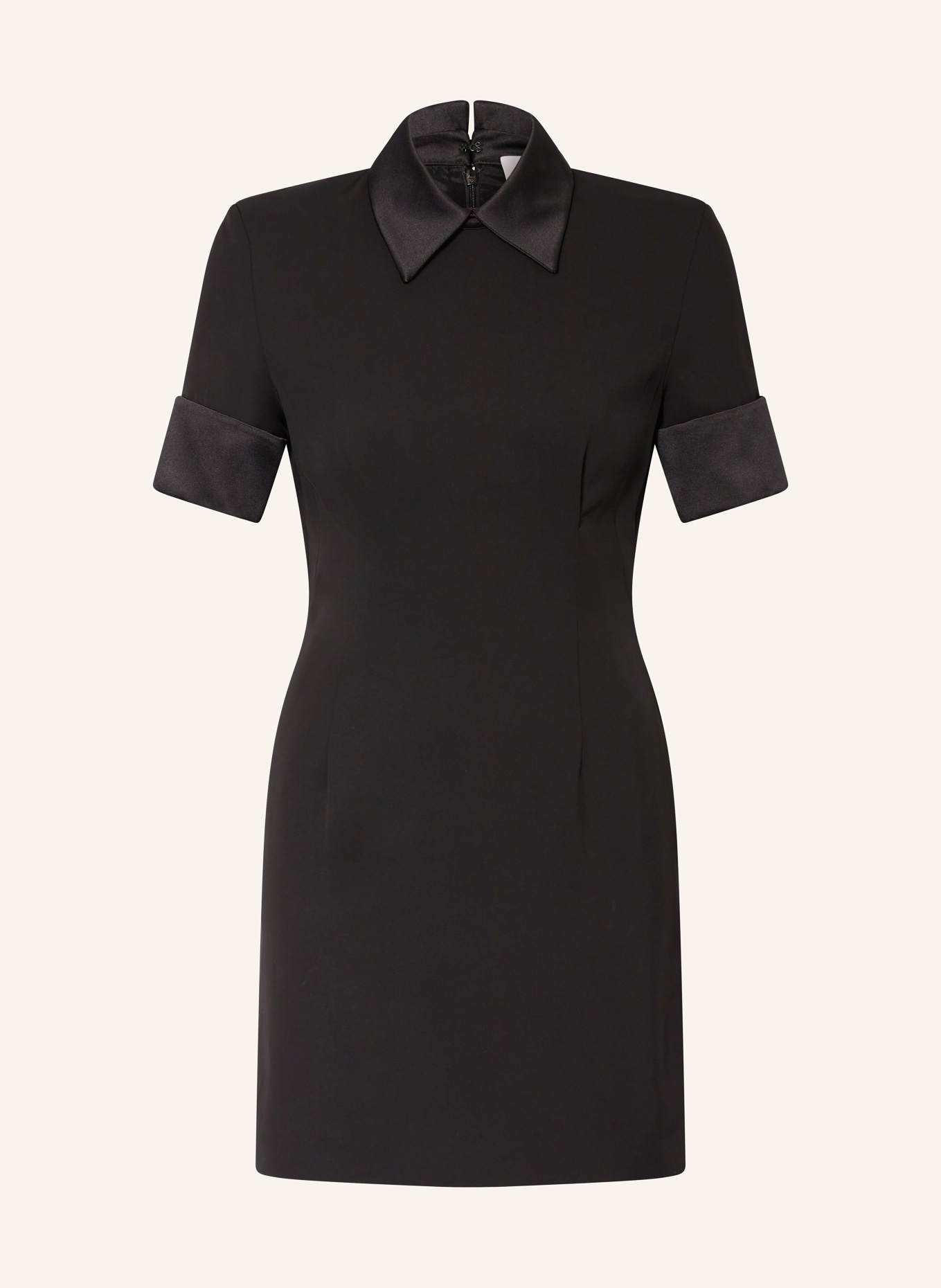 SPORTMAX Dress CIPRO in mixed materials, Color: BLACK (Image 1)